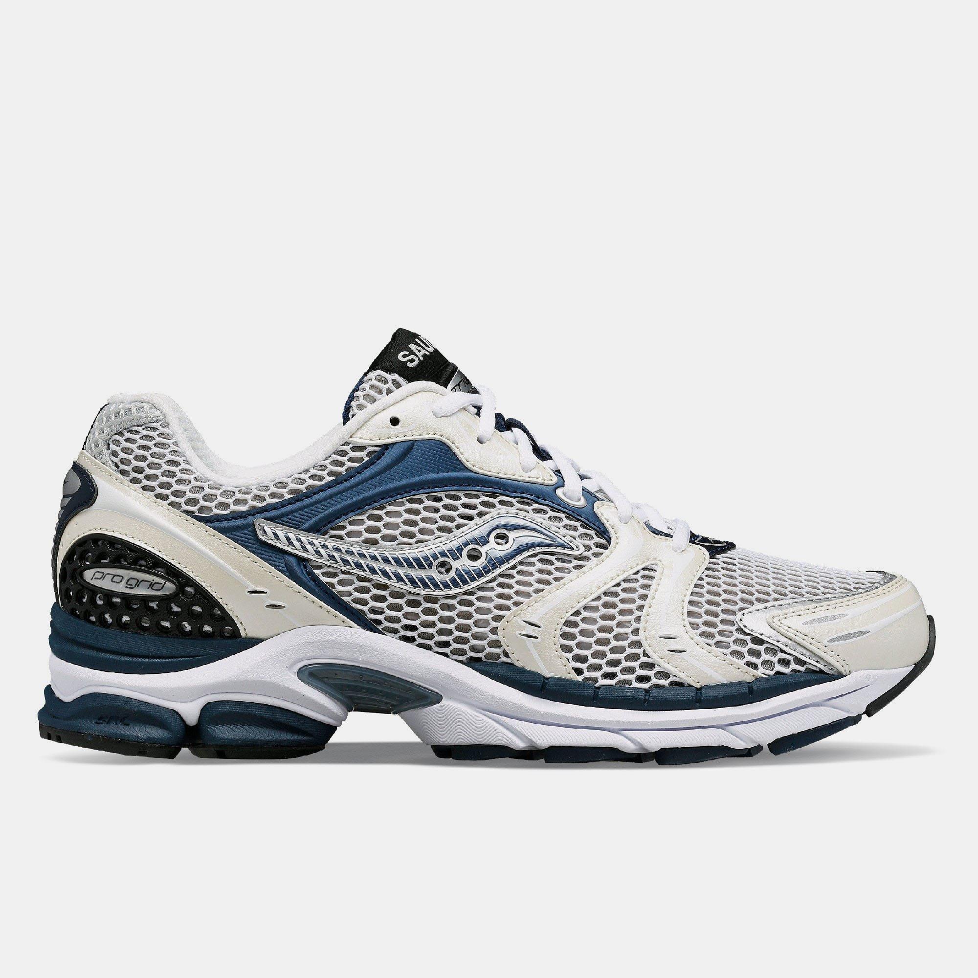 White Navy - Saucony - Progrid Triumph 4 Running Shoe - 1