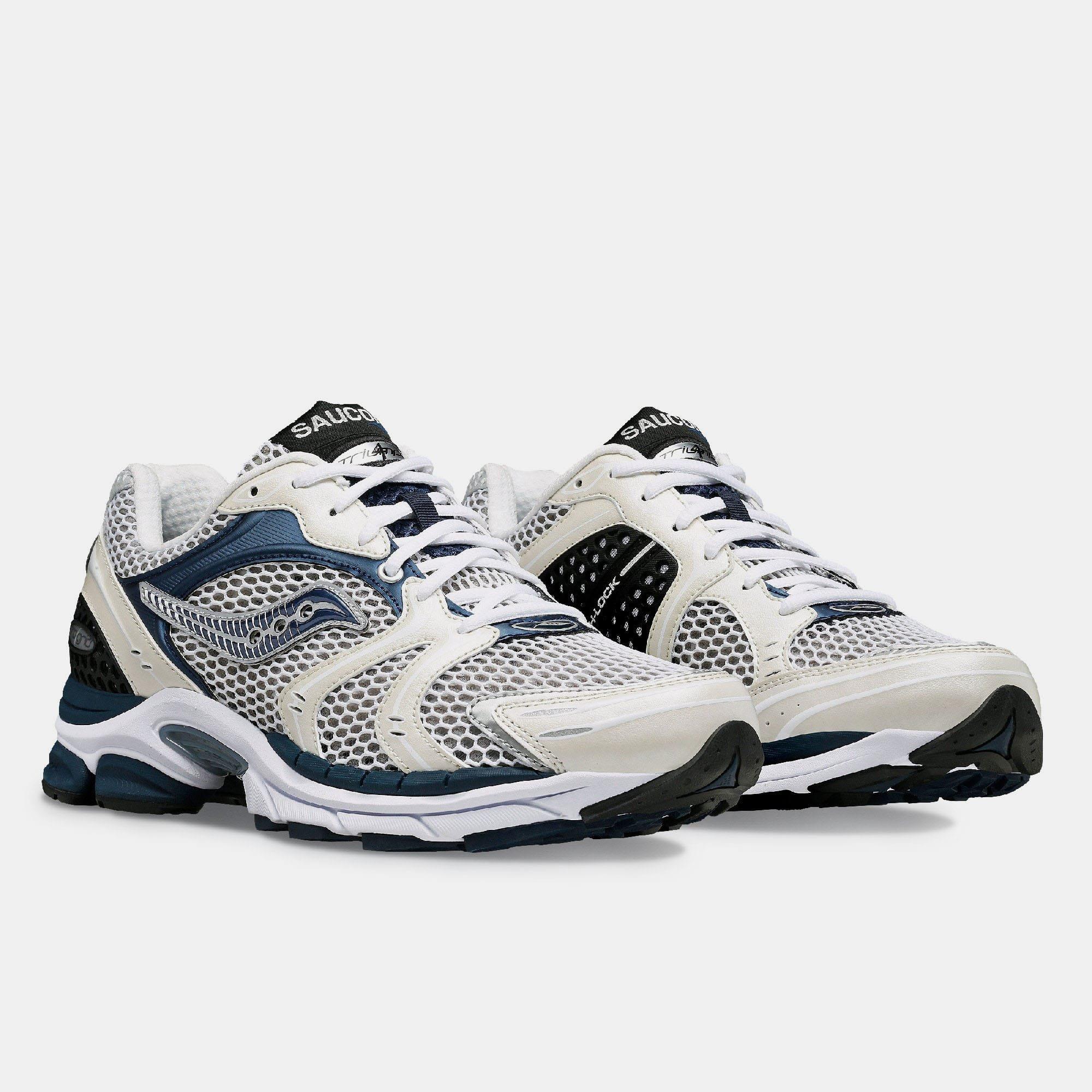 White Navy - Saucony - Progrid Triumph 4 Running Shoe - 2