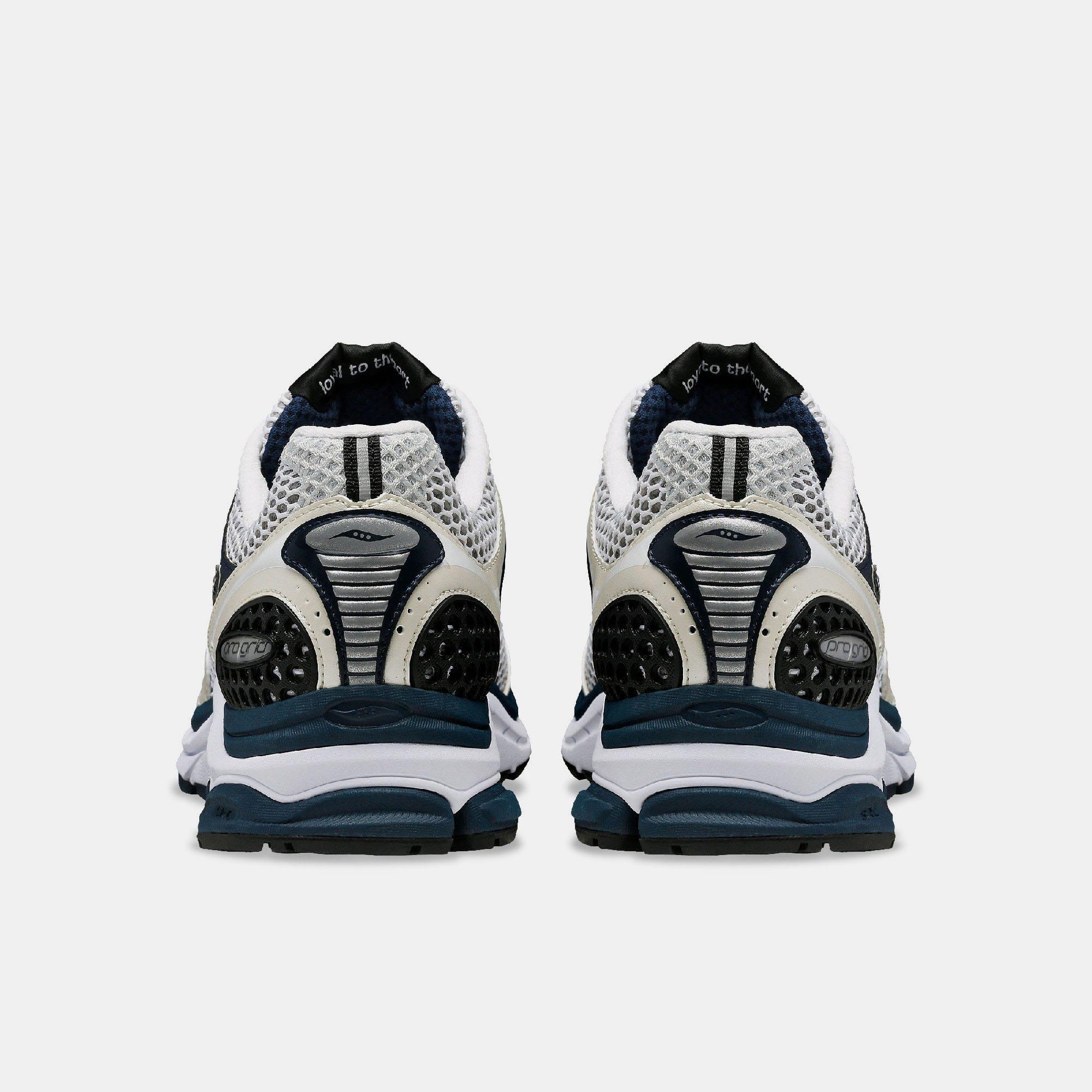 White Navy - Saucony - Progrid Triumph 4 Running Shoe - 4