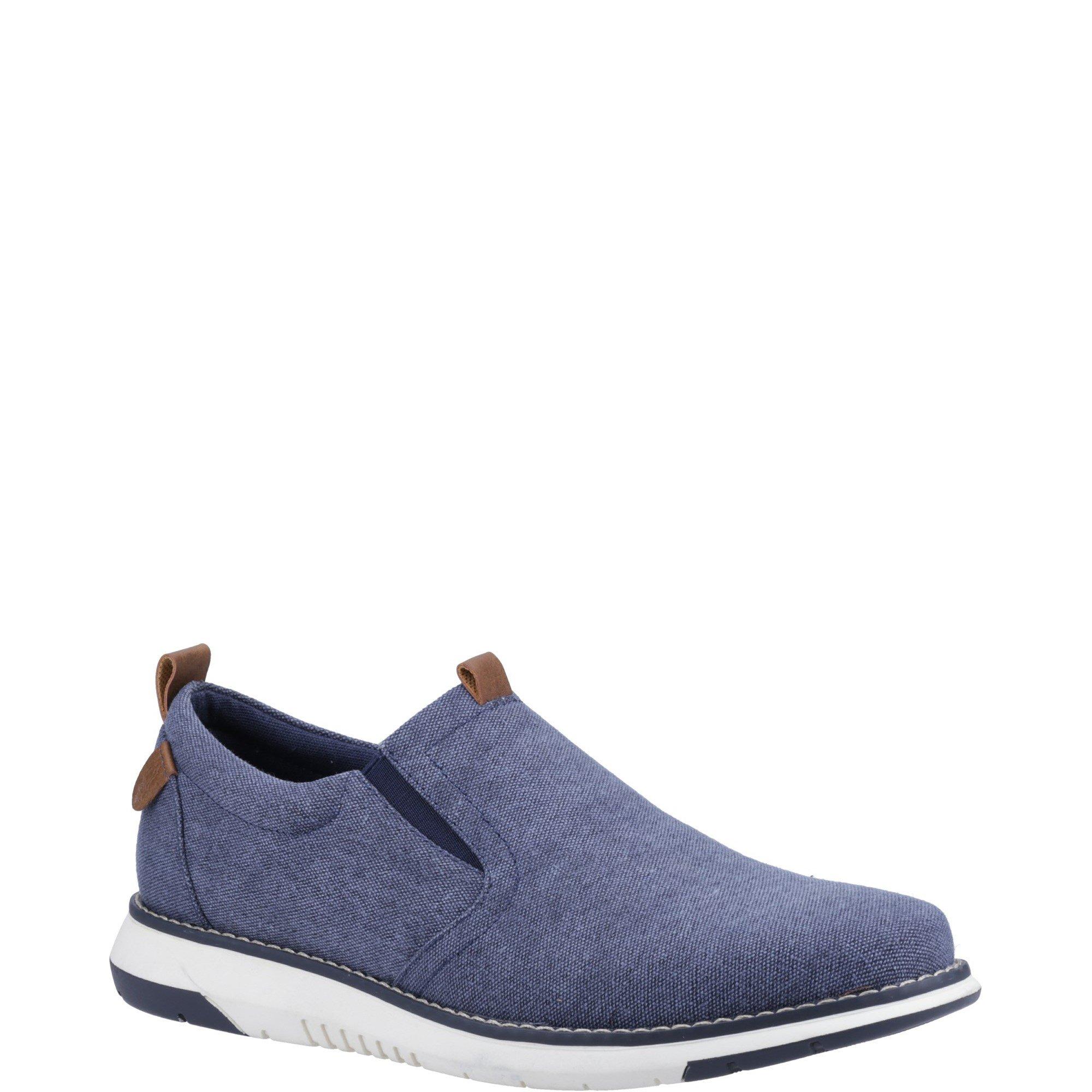 Navy - Hush Puppies - Benny Slip On Shoe - 2