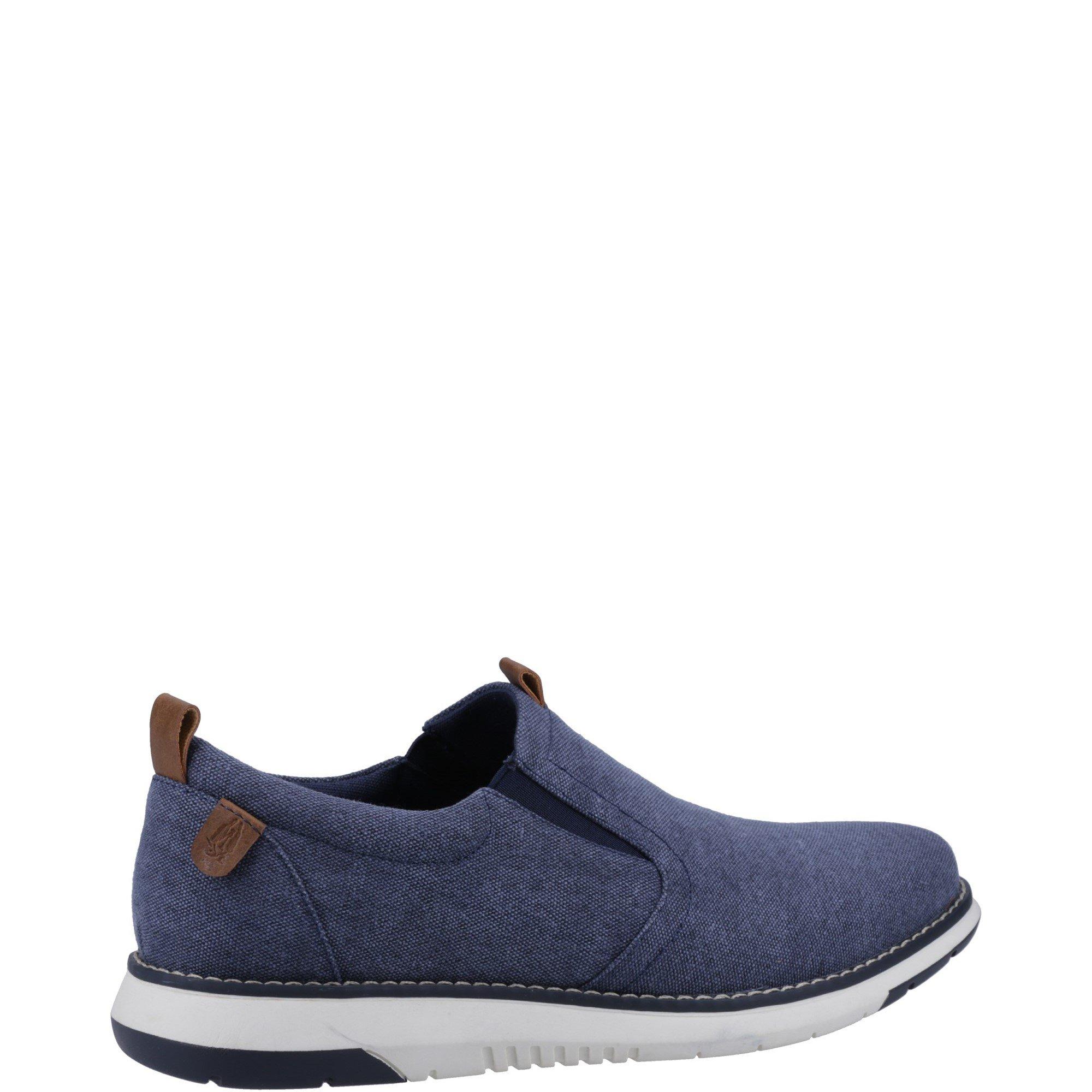 Navy - Hush Puppies - Benny Slip On Shoe - 3