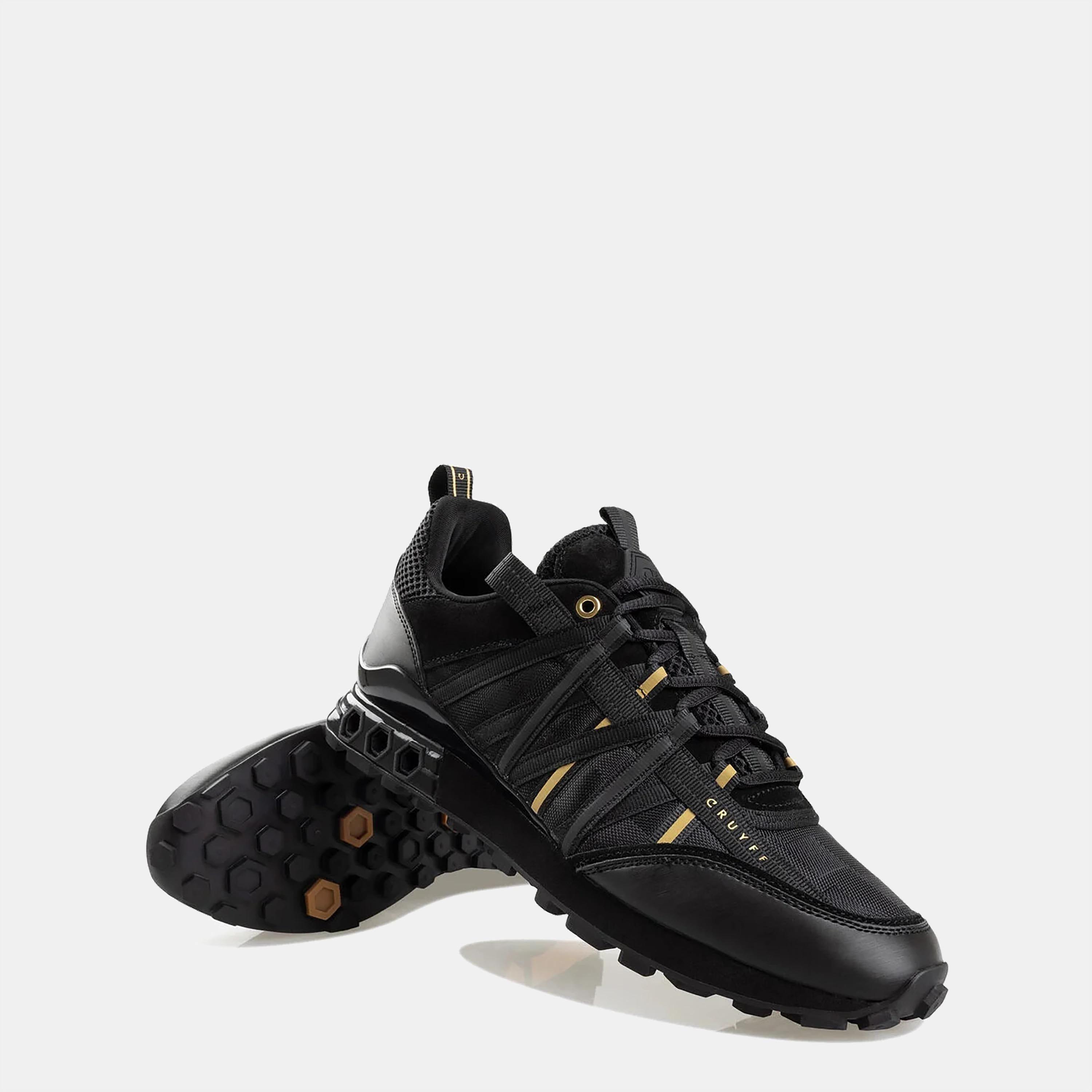 Black Gold - Cruyff - Fearia Hex-Tech Trainers - 3