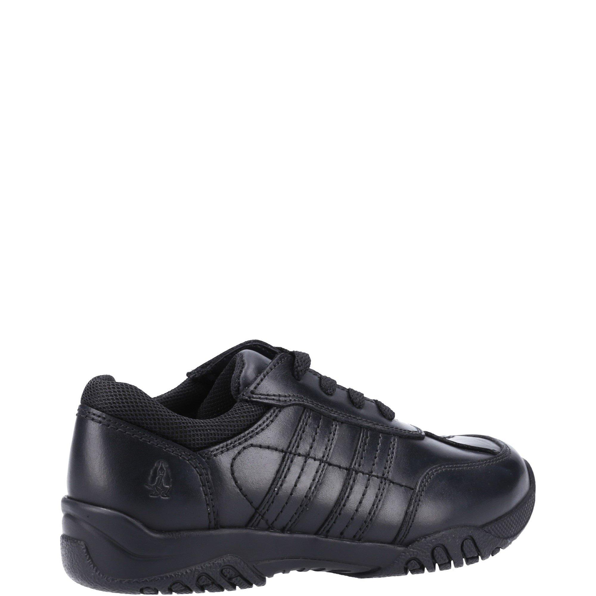 Black - Hush Puppies - Jezza2 Senior School Shoe - 3