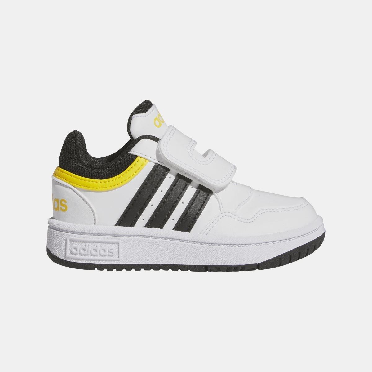 White - adidas - Hoops 3.0 Shoes - 1