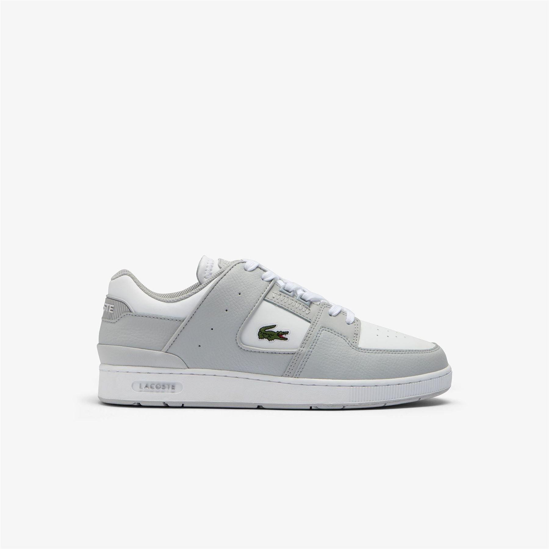 Grey White - Lacoste - Court Cage Trainers - 1