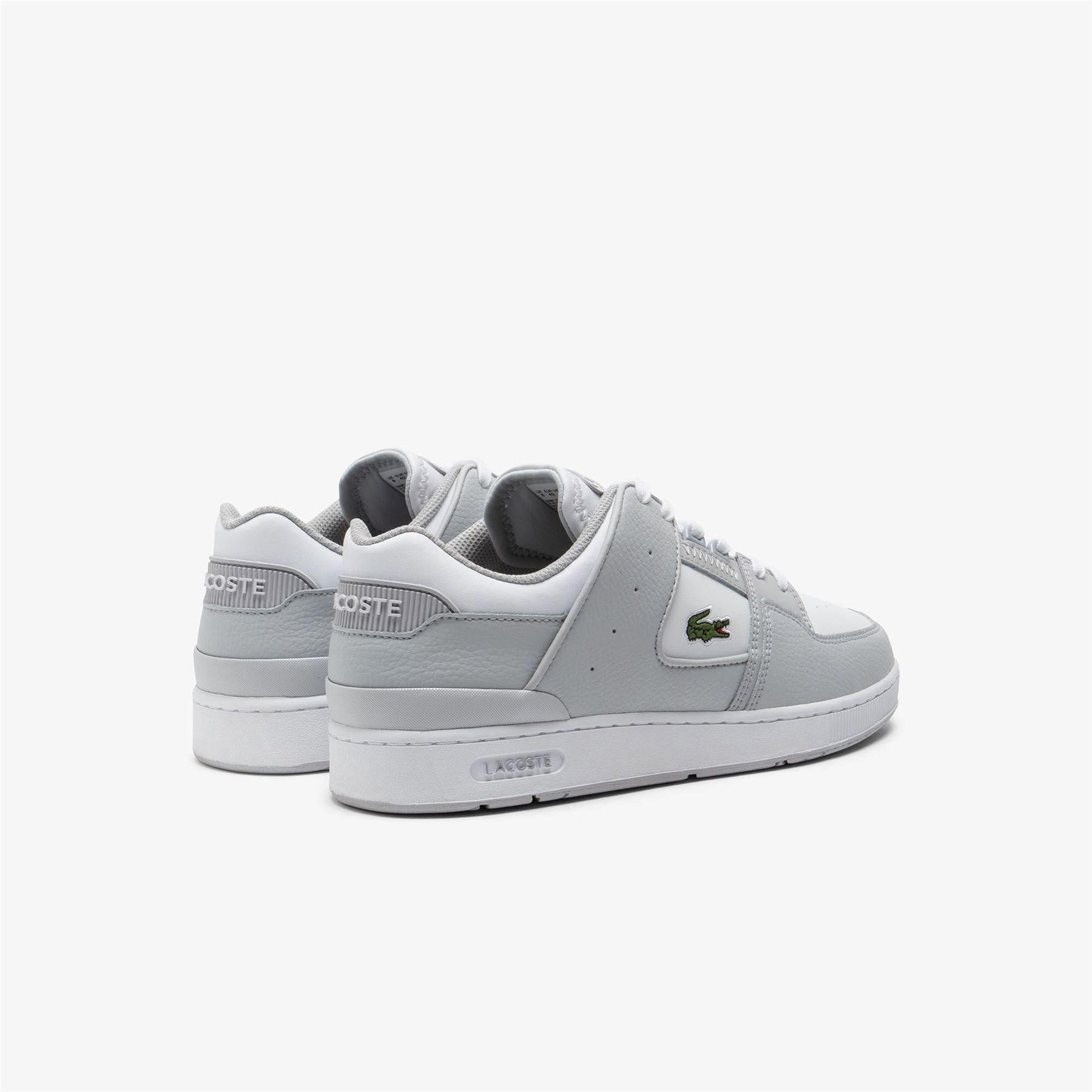 Grey White - Lacoste - Court Cage Trainers - 3