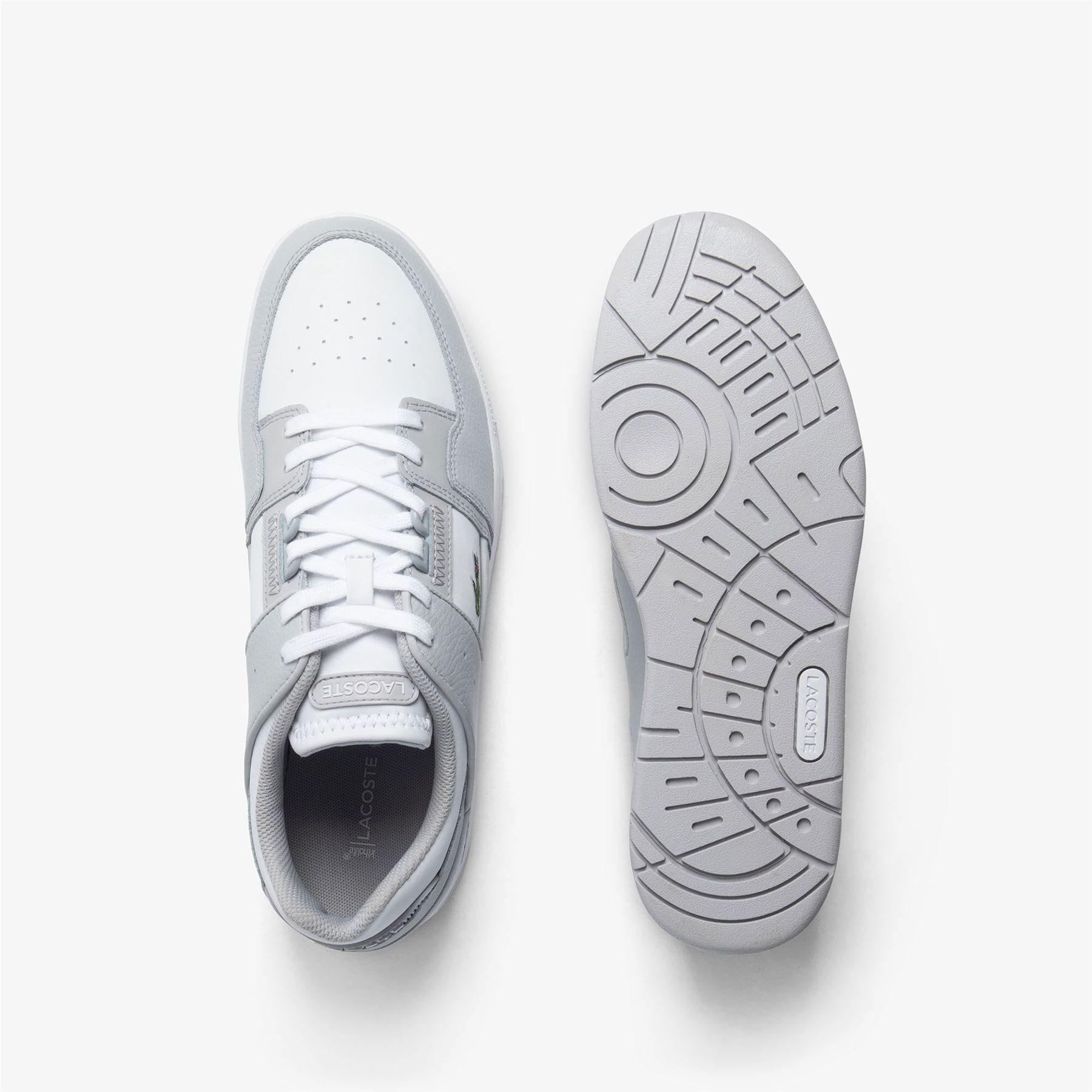 Grey White - Lacoste - Court Cage Trainers - 4