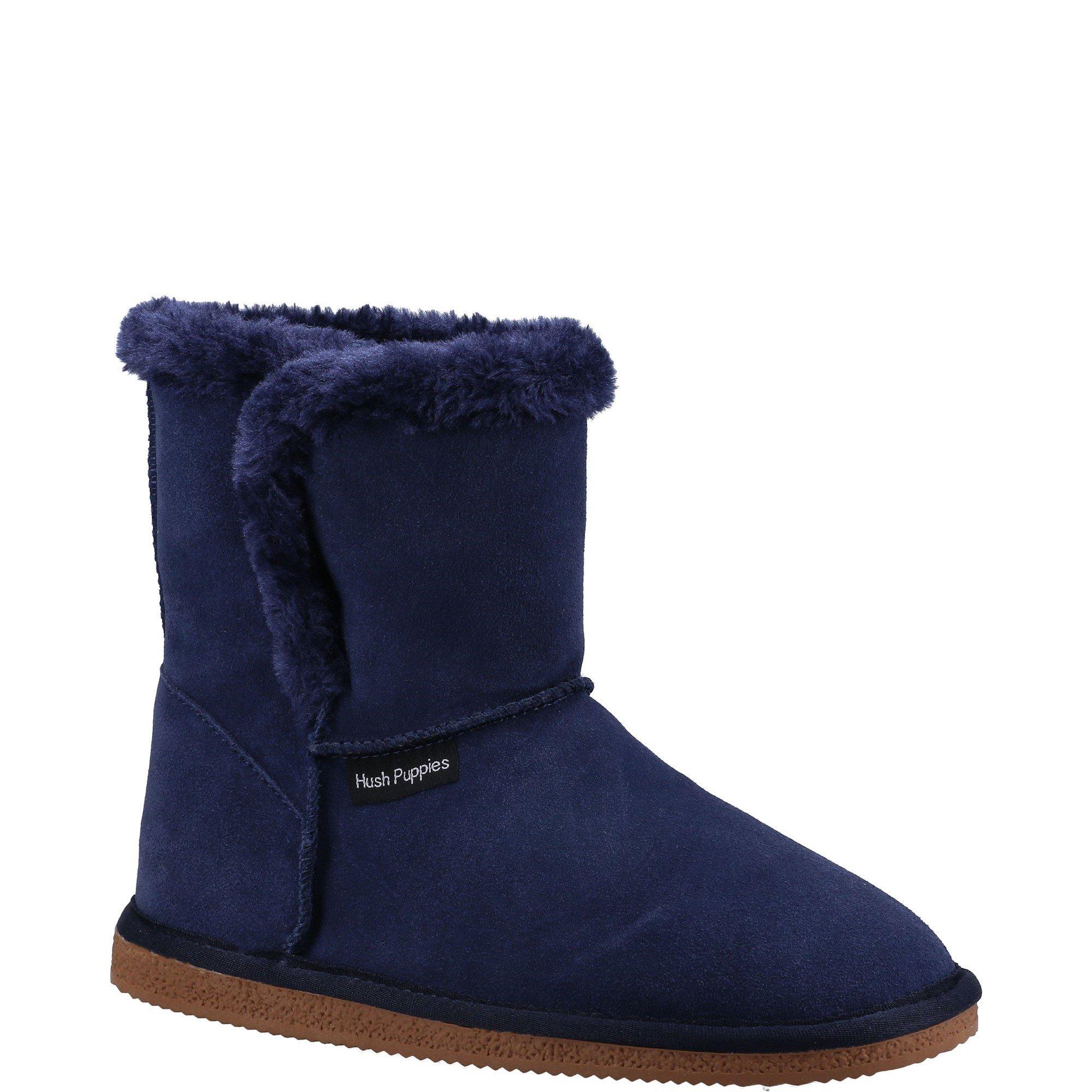 Navy - Hush Puppies - Ashleigh Slipper Bootie - 2
