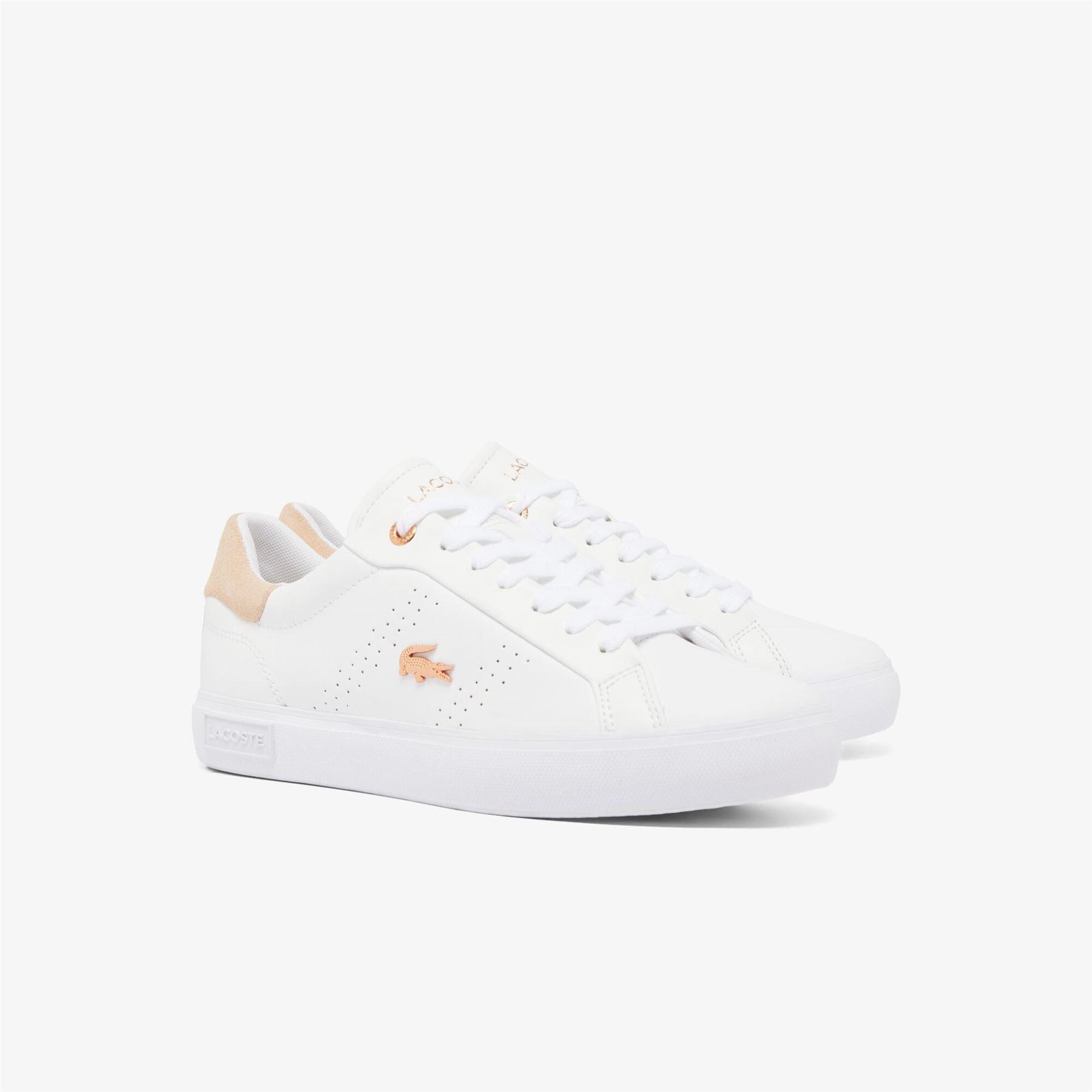 White Pink - Lacoste - Powercourt 2.0 Trainers - 2