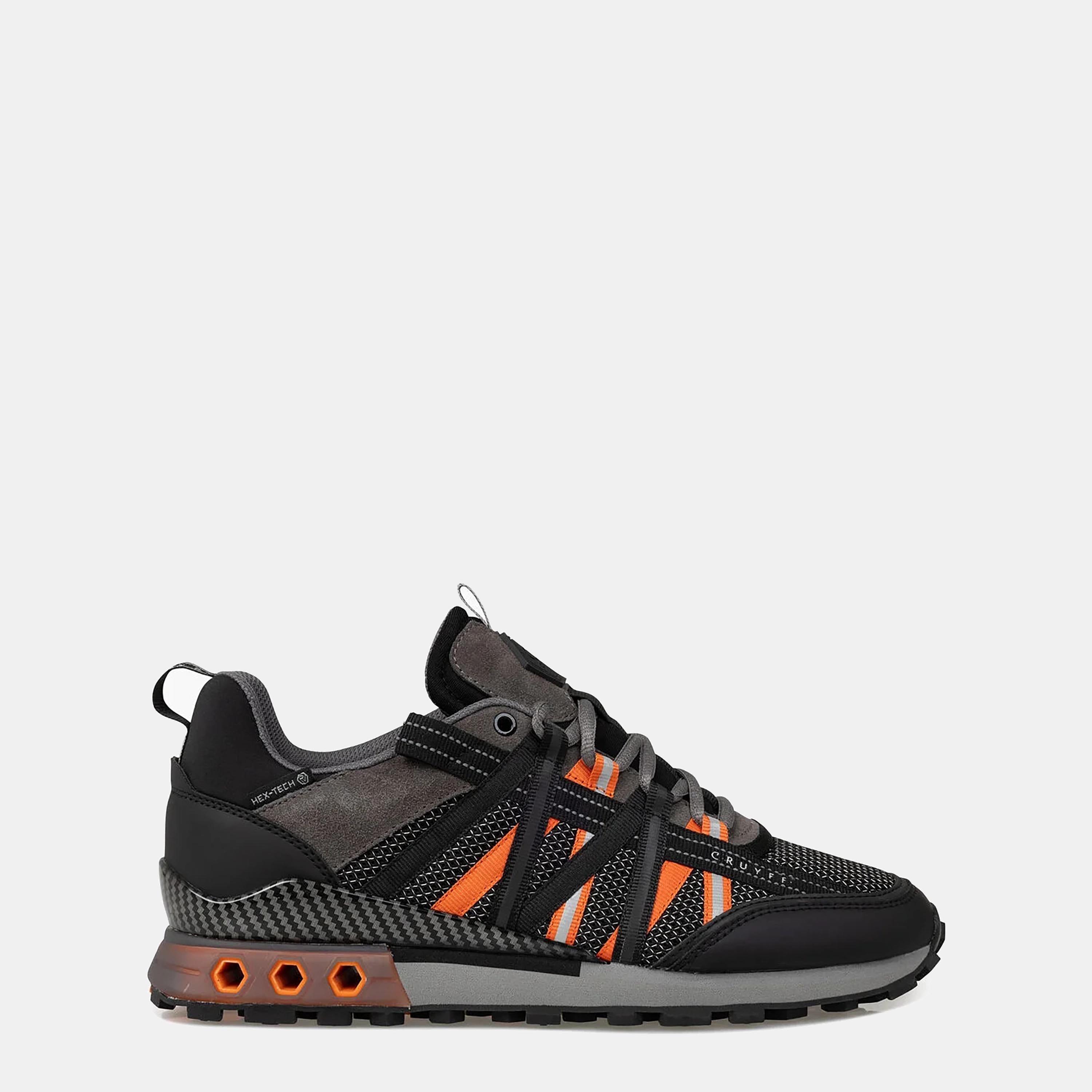 Black Orange - Cruyff - Fearia Hex-Tech Trainers - 1