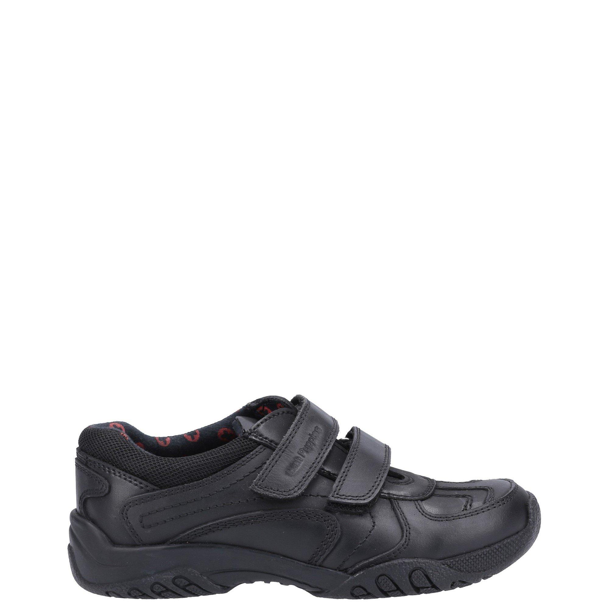 Hush Puppies Boys Jezza 2 Senior School Shoe - Black - 5 (38)