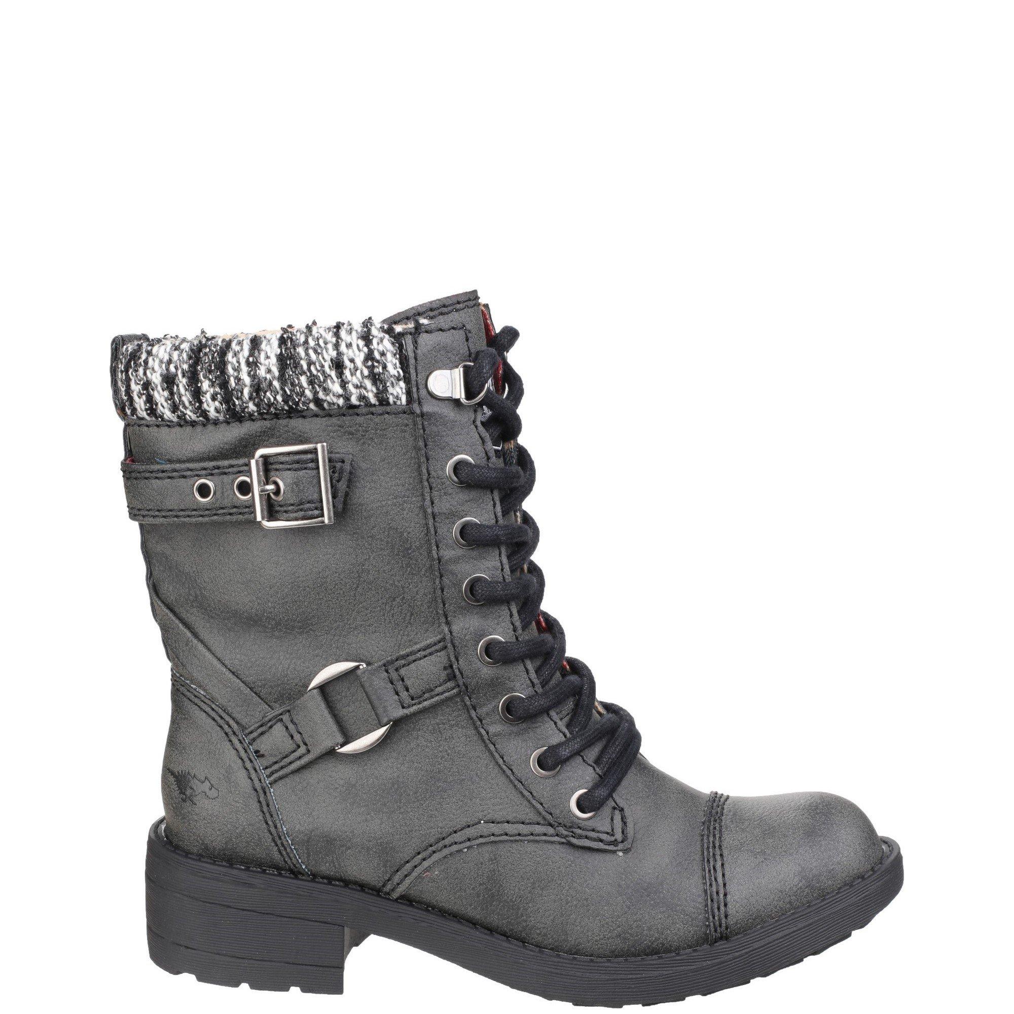 Black - Rocket Dog - Thunder Galaxy Biker Boot - 1