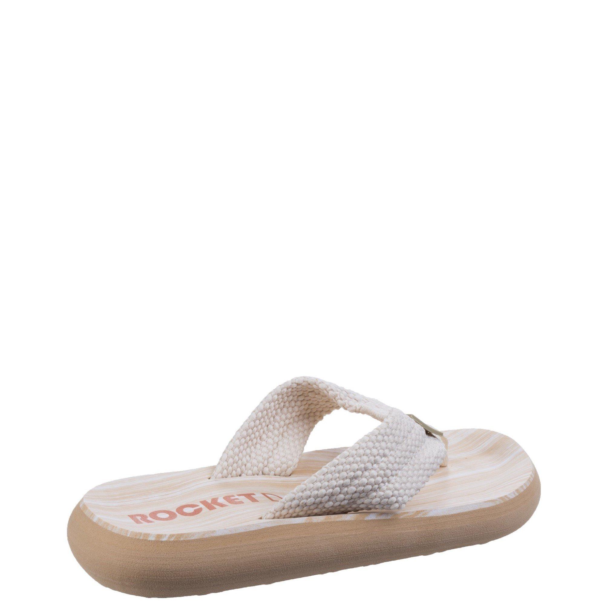 Cream - Rocket Dog - Sunset Webbing Flip Flop - 3
