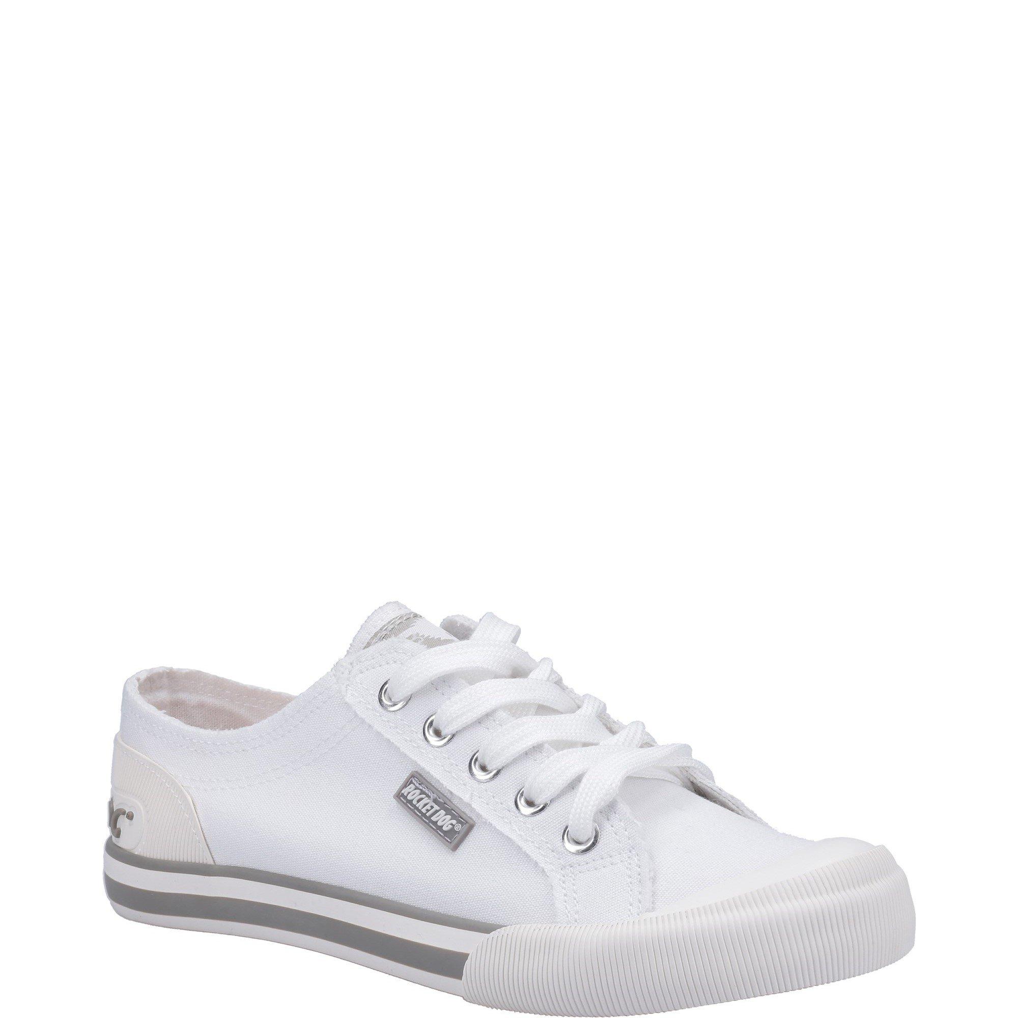 White - Rocket Dog - Jazzin Plimsoll - 2