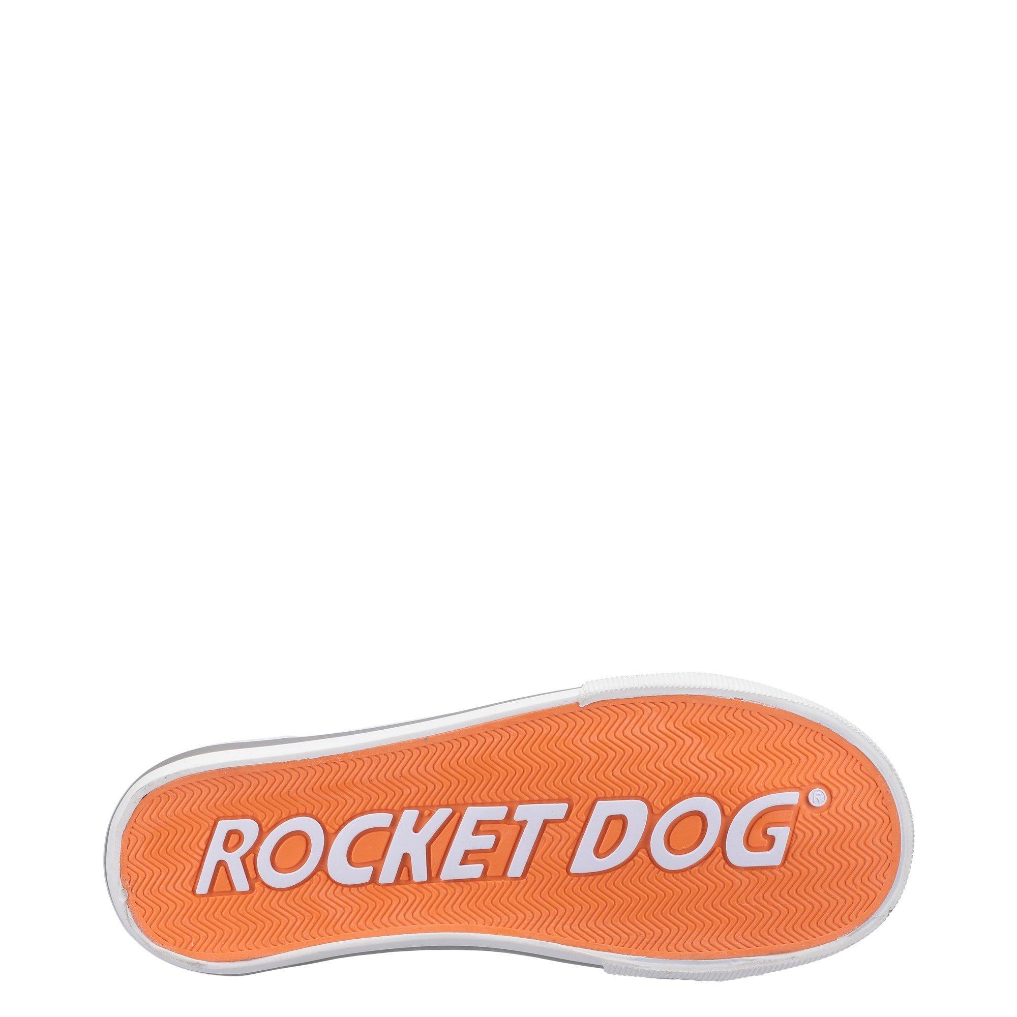 White - Rocket Dog - Jazzin Plimsoll - 4