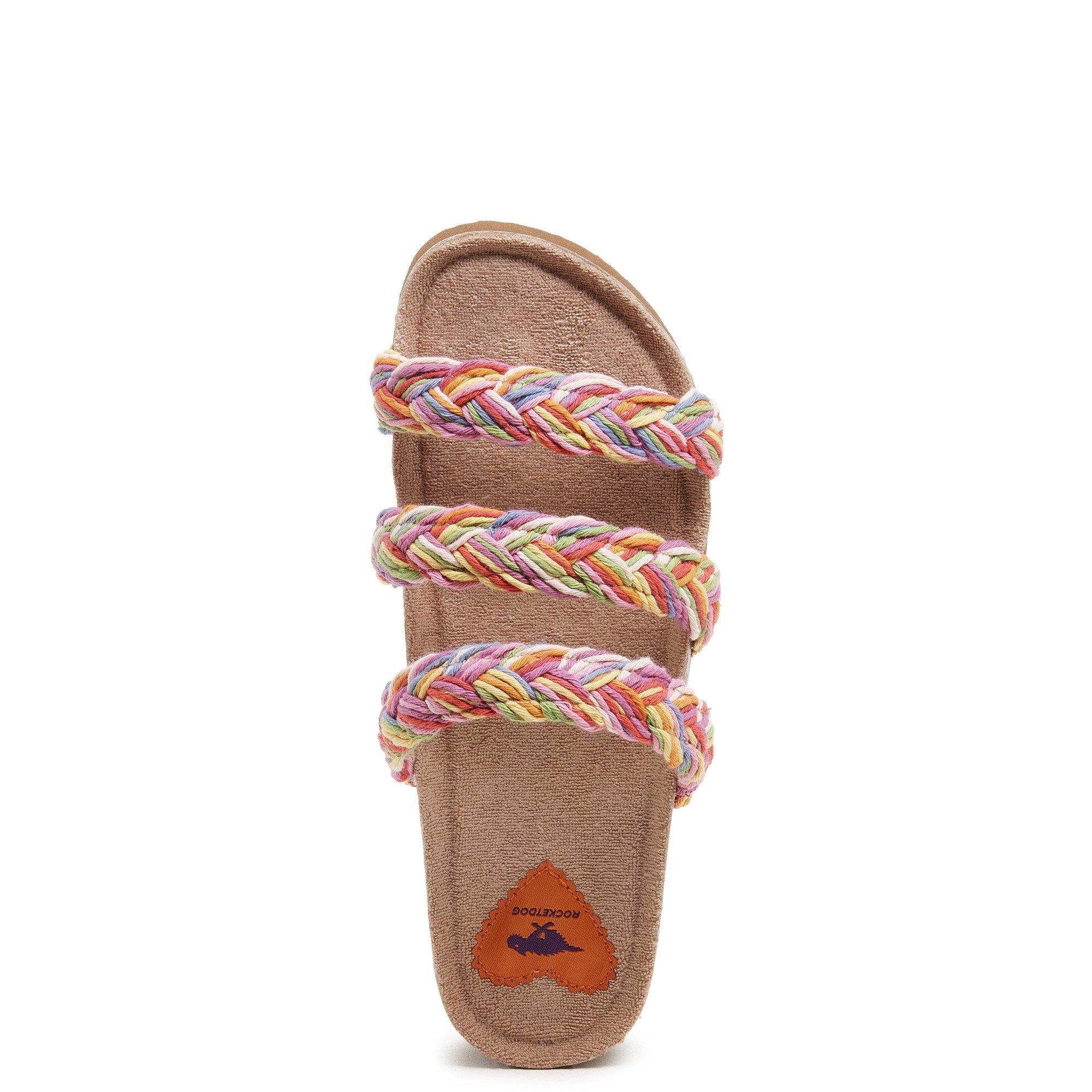 Multicoloured - Rocket Dog - Ashley String Braid Sandal - 4