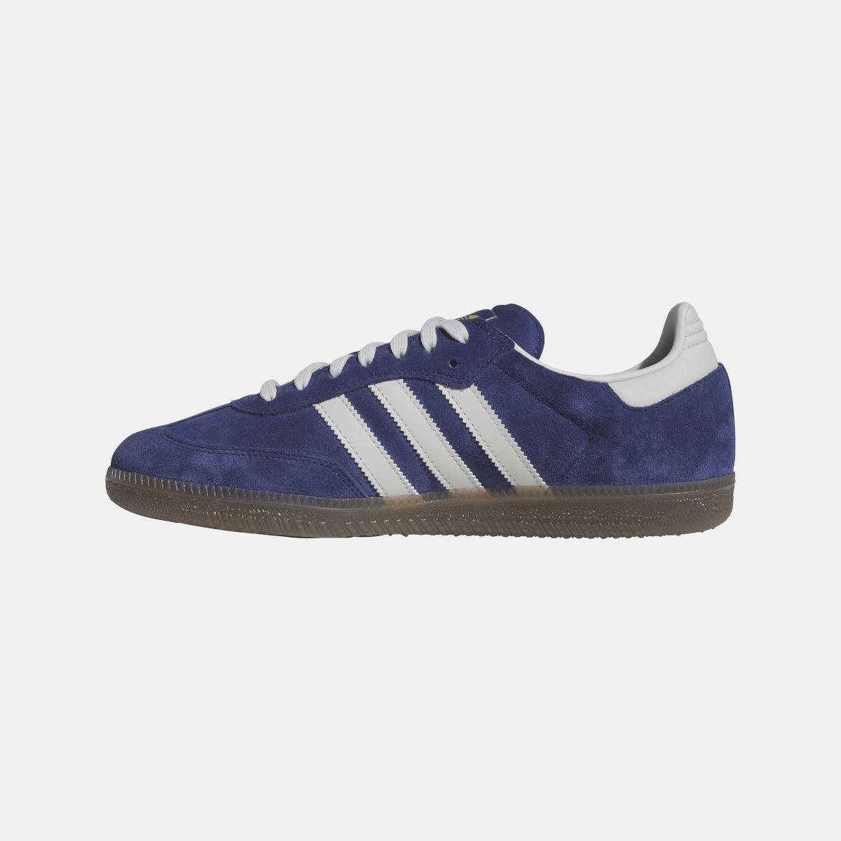 Dark Blue - adidas Originals - Samba ADV Shoes - 5