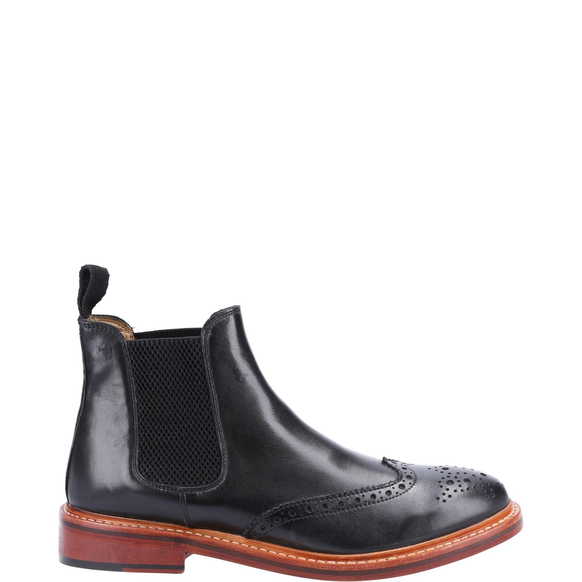Black - Cotswold - Siddington Leather Goodyear Welt Boot - 1