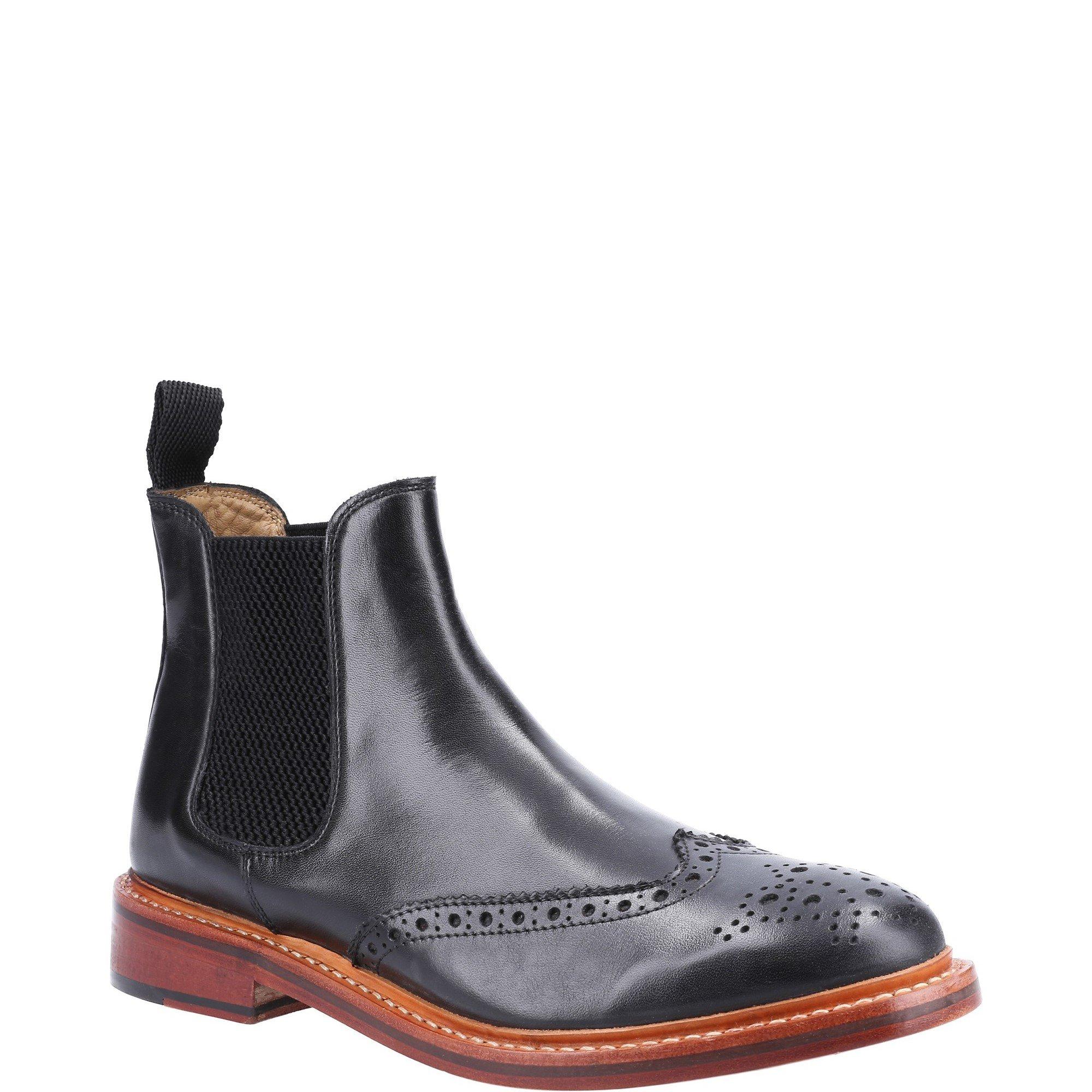 Black - Cotswold - Siddington Leather Goodyear Welt Boot - 2