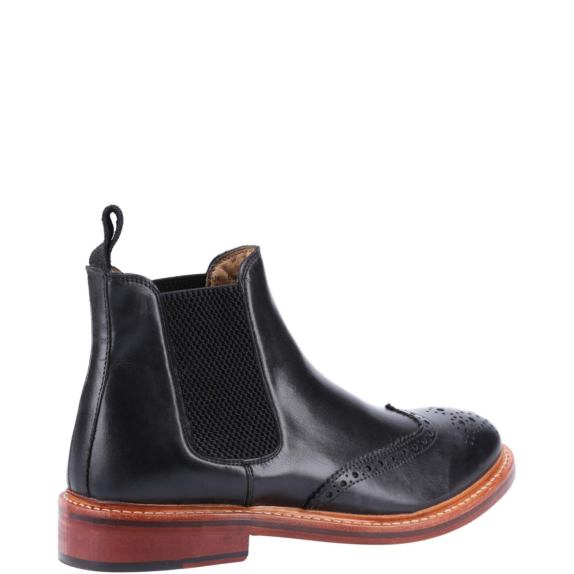 Black - Cotswold - Siddington Leather Goodyear Welt Boot - 3