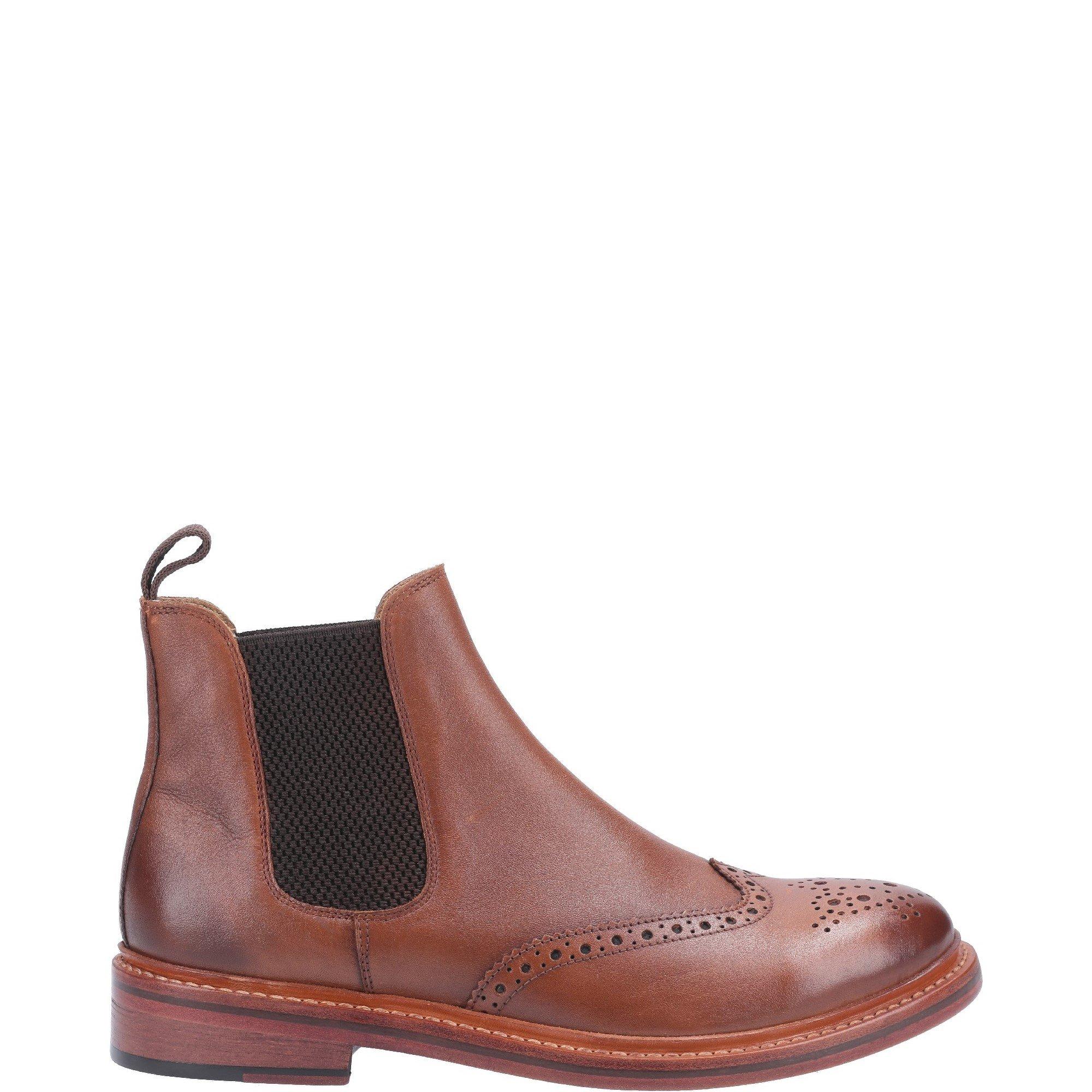Brown - Cotswold - Siddington Leather Goodyear Welt Boot - 1