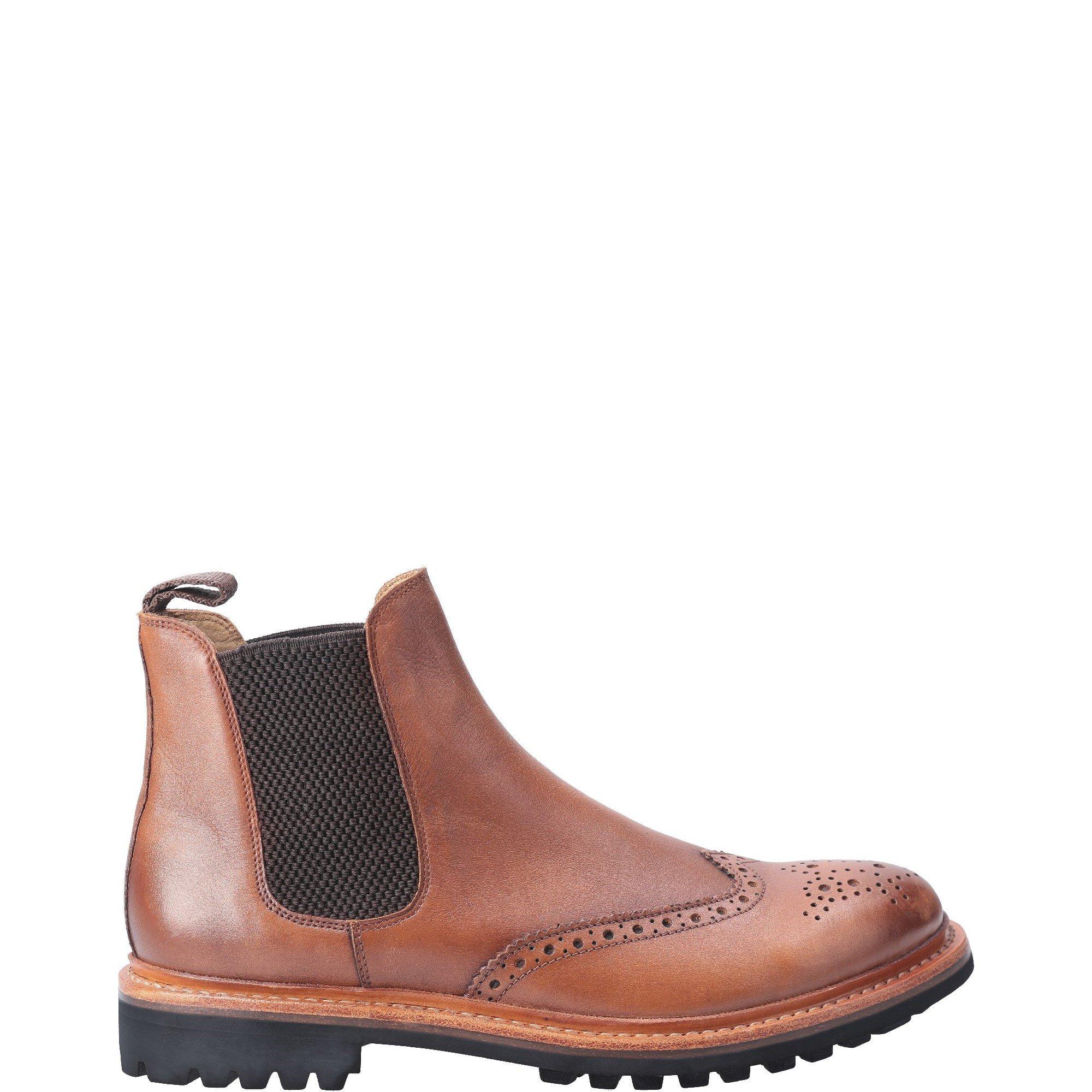 Brown - Cotswold - Siddington Commando Goodyear Welt Boot - 1