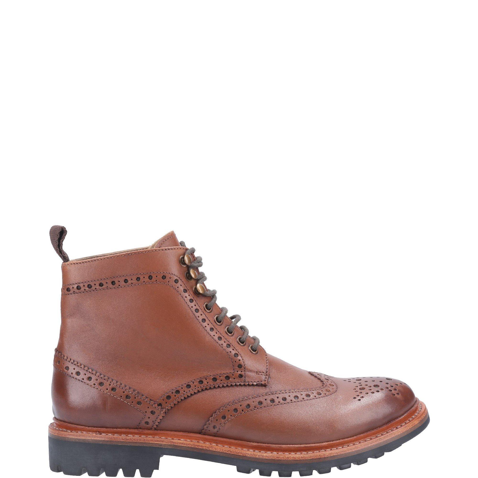 Brown - Cotswold - Rissington Commando Goodyear Welt Boot - 1