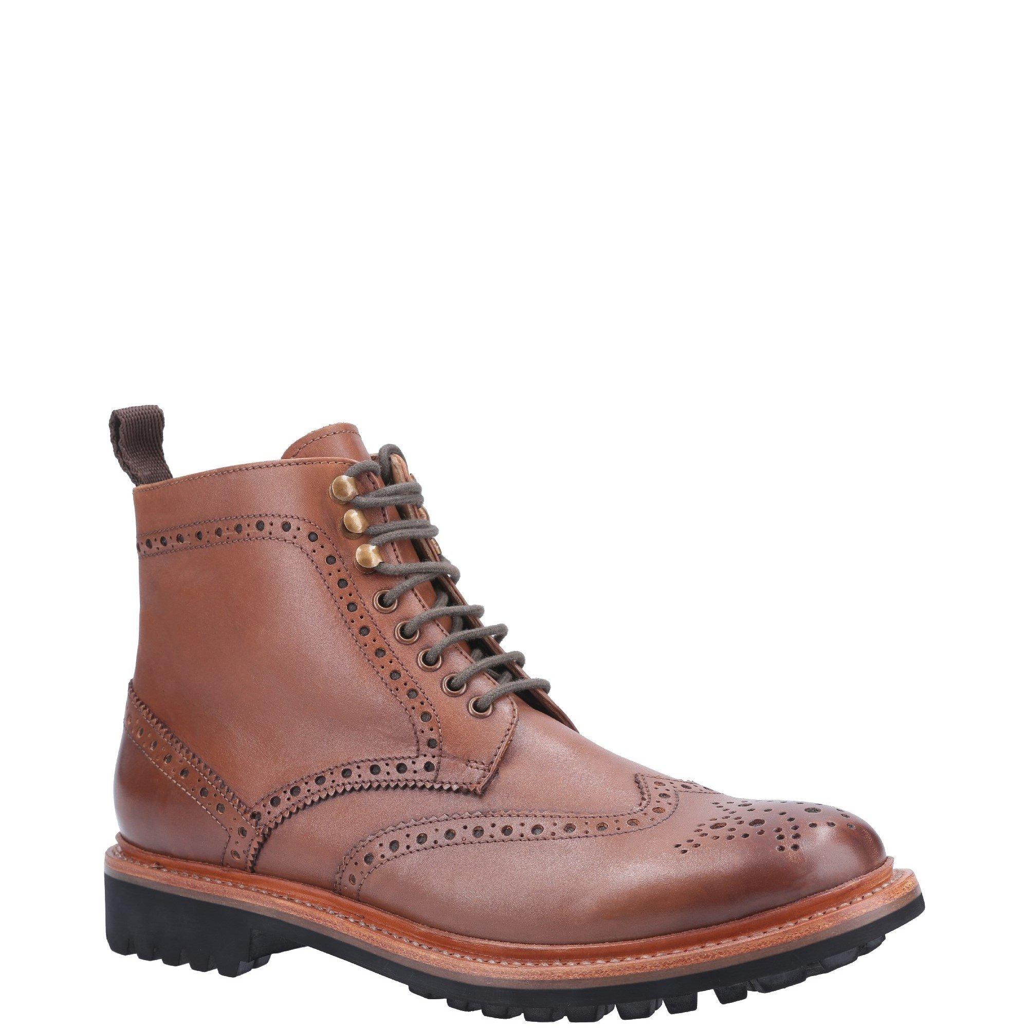 Brown - Cotswold - Rissington Commando Goodyear Welt Boot - 2