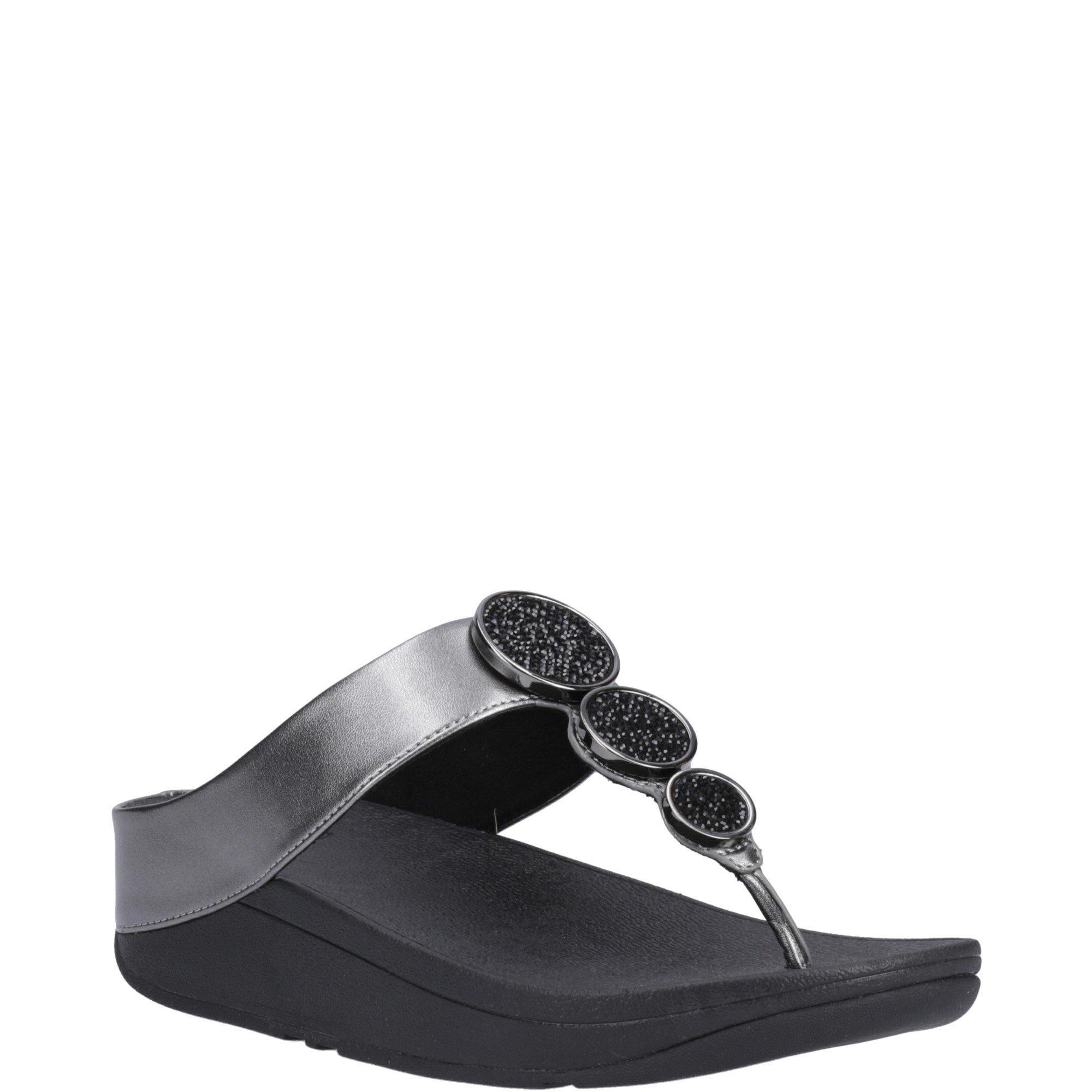 Black - Fitflop - Halo Toe Post Sandals - 2