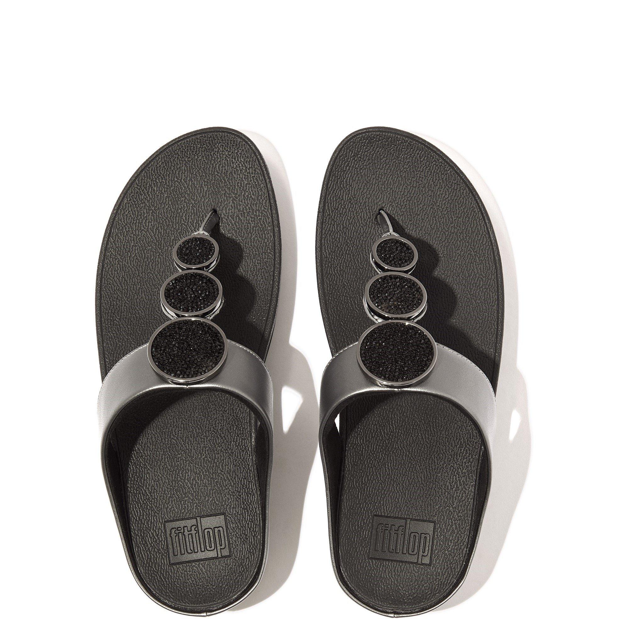 Black - Fitflop - Halo Toe Post Sandals - 4