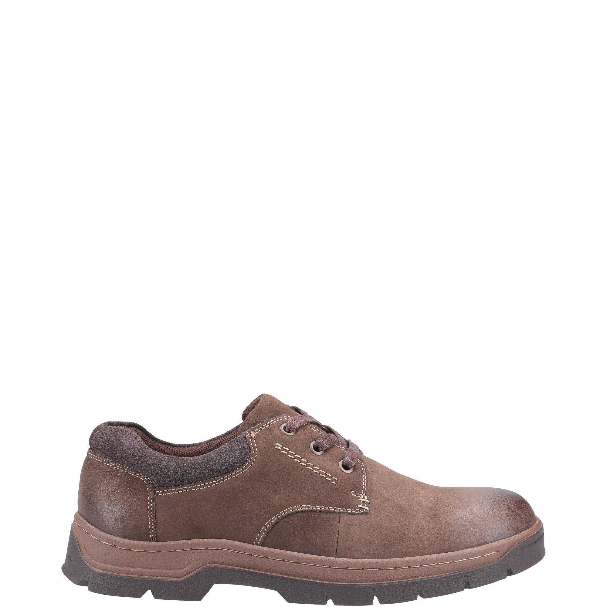 Brown - Cotswold - Thickwood Burnished Leather Casual Shoe - 1