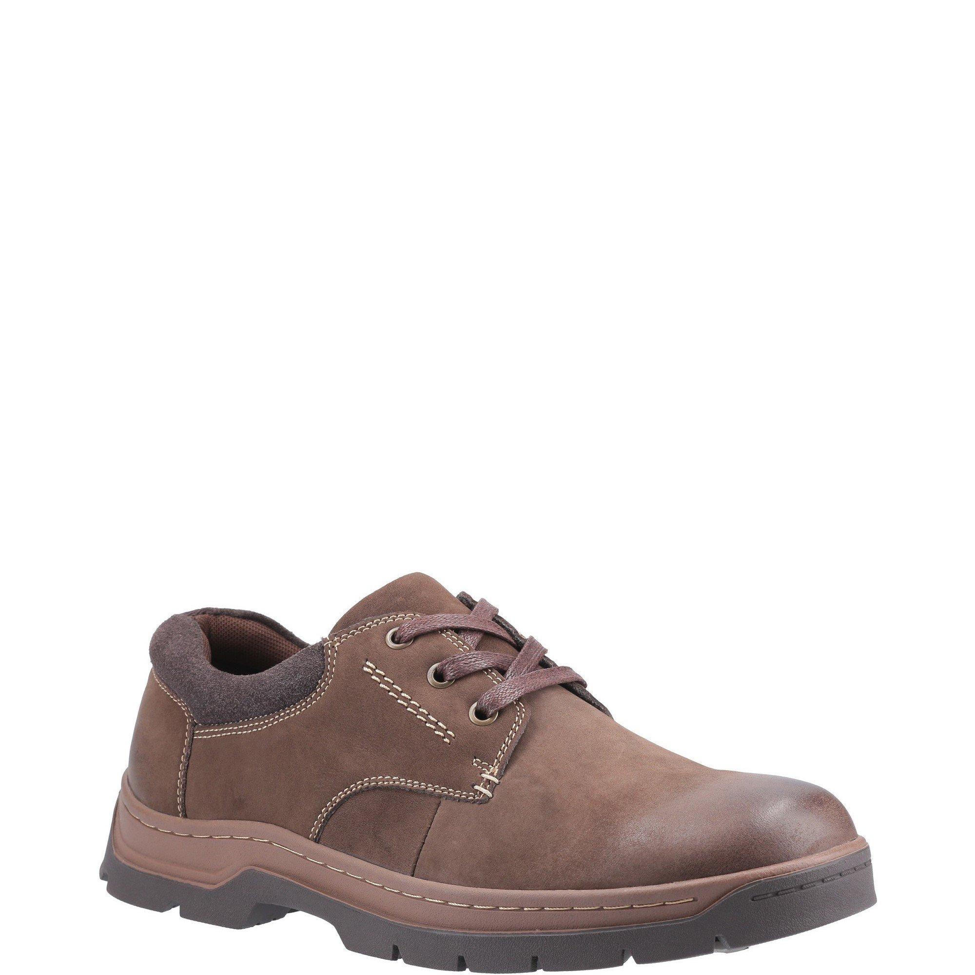 Brown - Cotswold - Thickwood Burnished Leather Casual Shoe - 2
