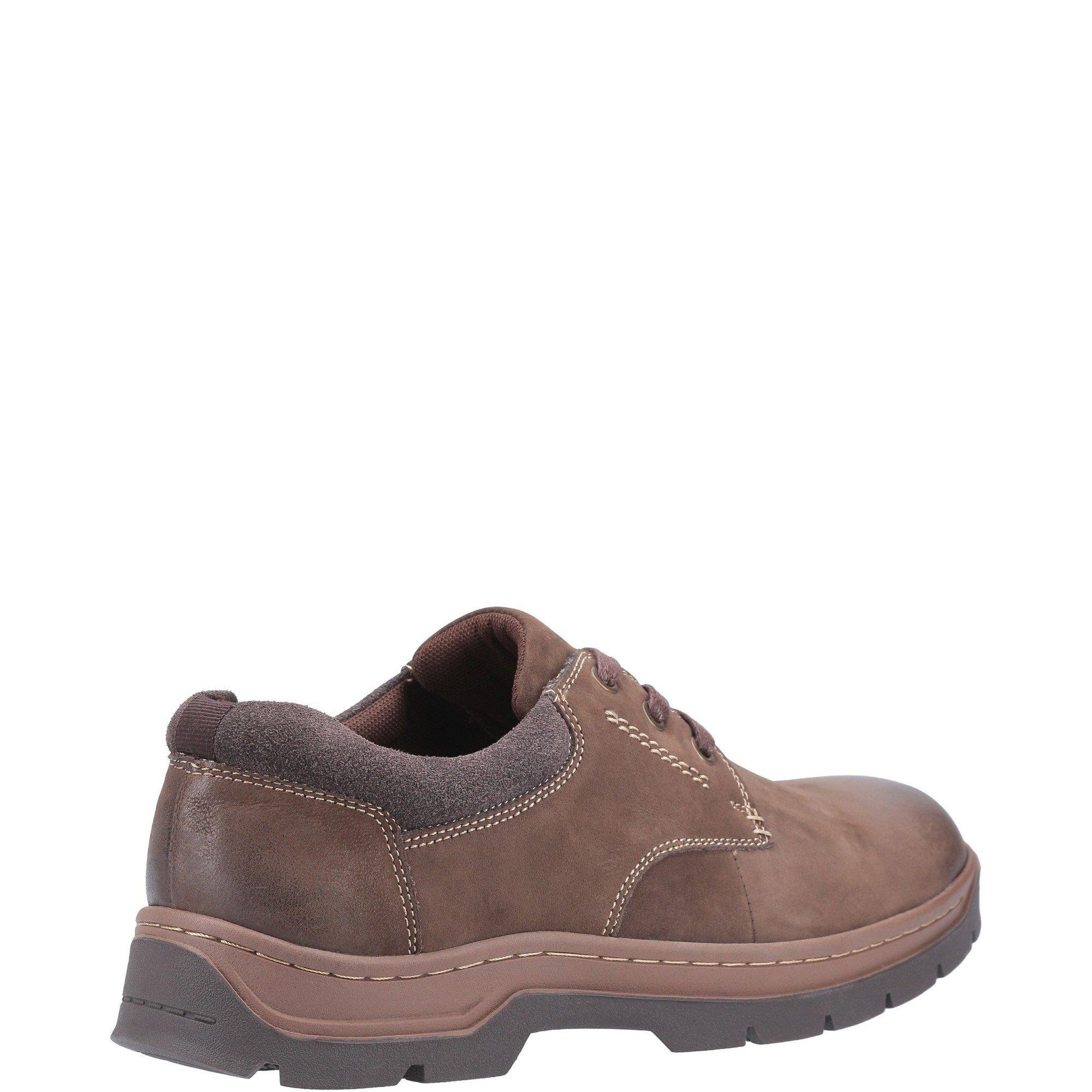 Brown - Cotswold - Thickwood Burnished Leather Casual Shoe - 3