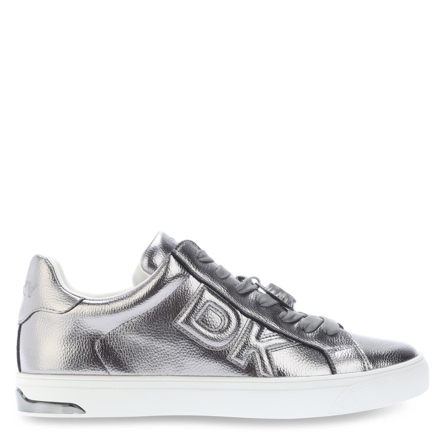 Silver - DKNY - Aisling Lace Up Trainers - 1