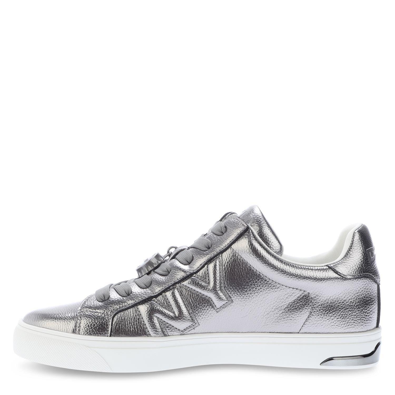Silver - DKNY - Aisling Lace Up Trainers - 2
