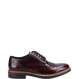 Base London Woburn Hi-Shine Brogue Shoe