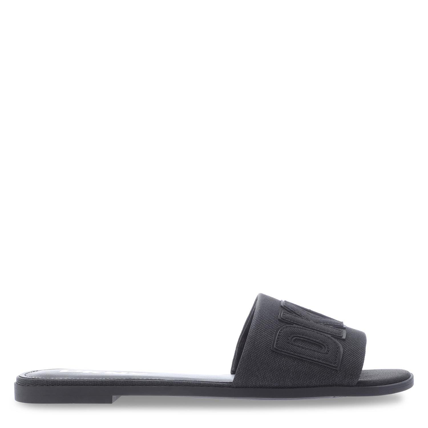 Black - DKNY - Willow Flat Sliders - 1