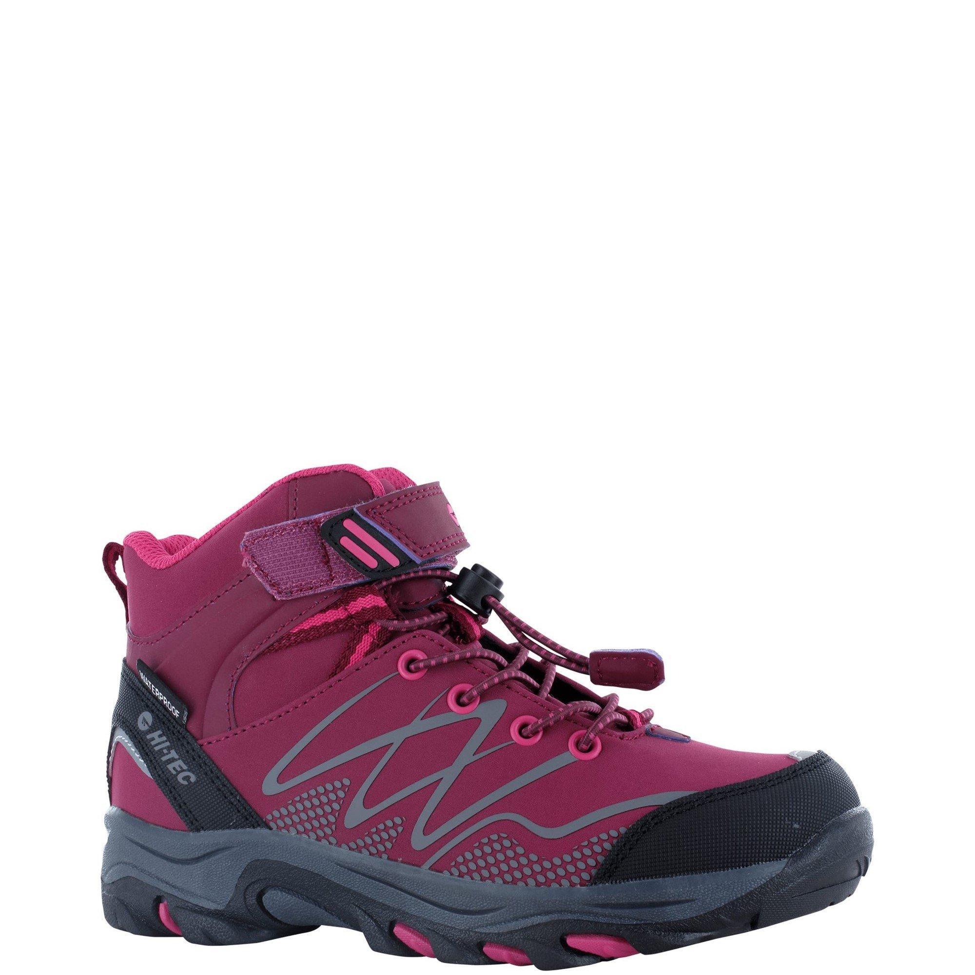 Pink - Hi Tec - Blackout Waterproof Walking Boots Childrens - 2