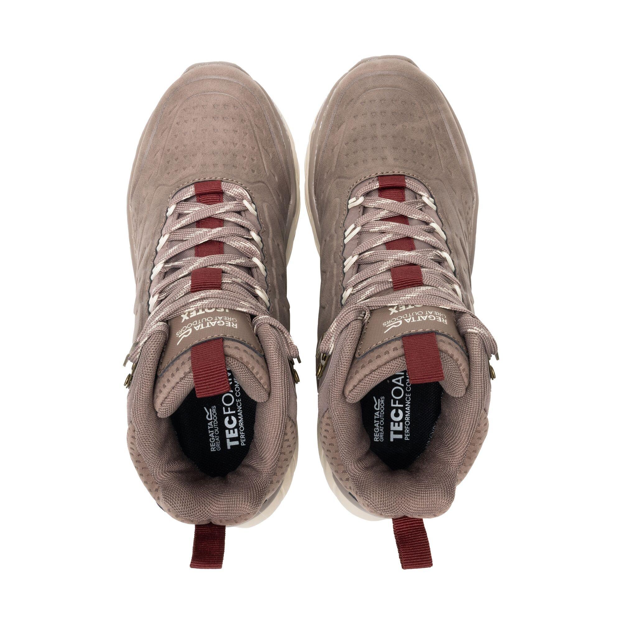 Mocha/Light Van - Regatta - Womens Derino Mid Waterproof Boots - 7