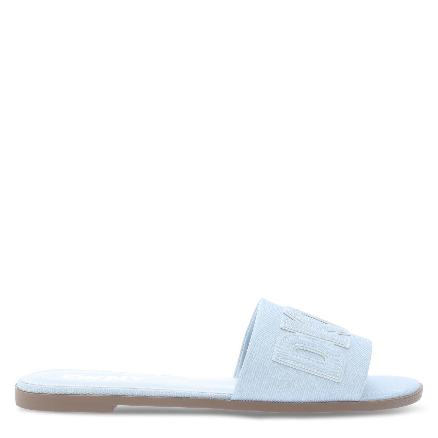 Light Blue - DKNY - Willow Flat Sliders - 1