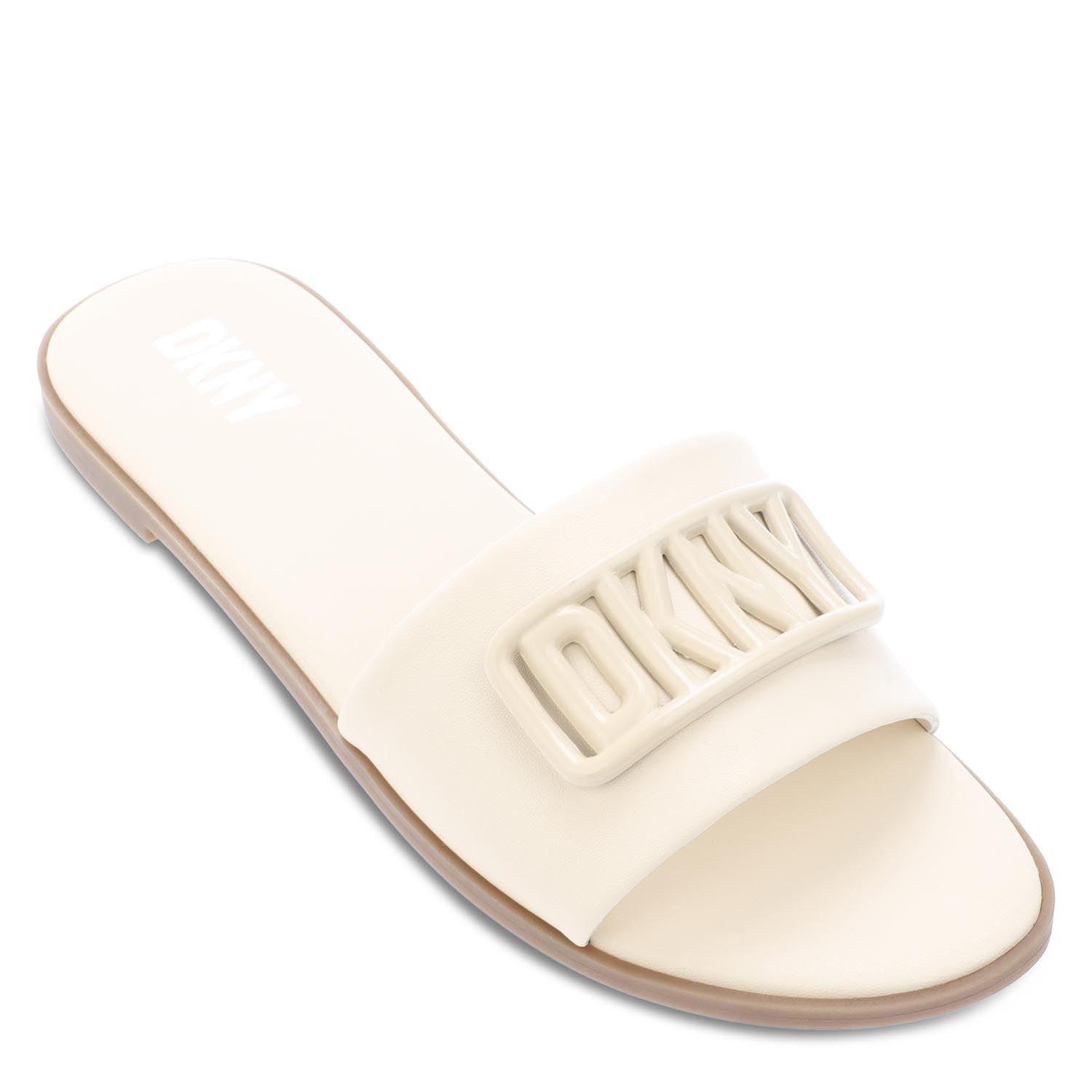 White - DKNY - Wylie Flat Sliders - 1