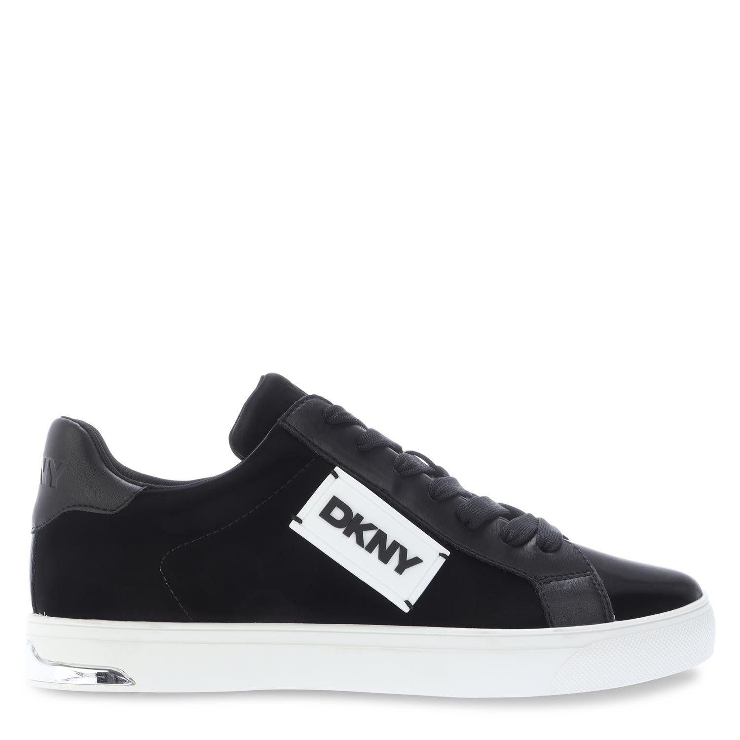 Black - DKNY - Aelix Lace Up Trainers - 1