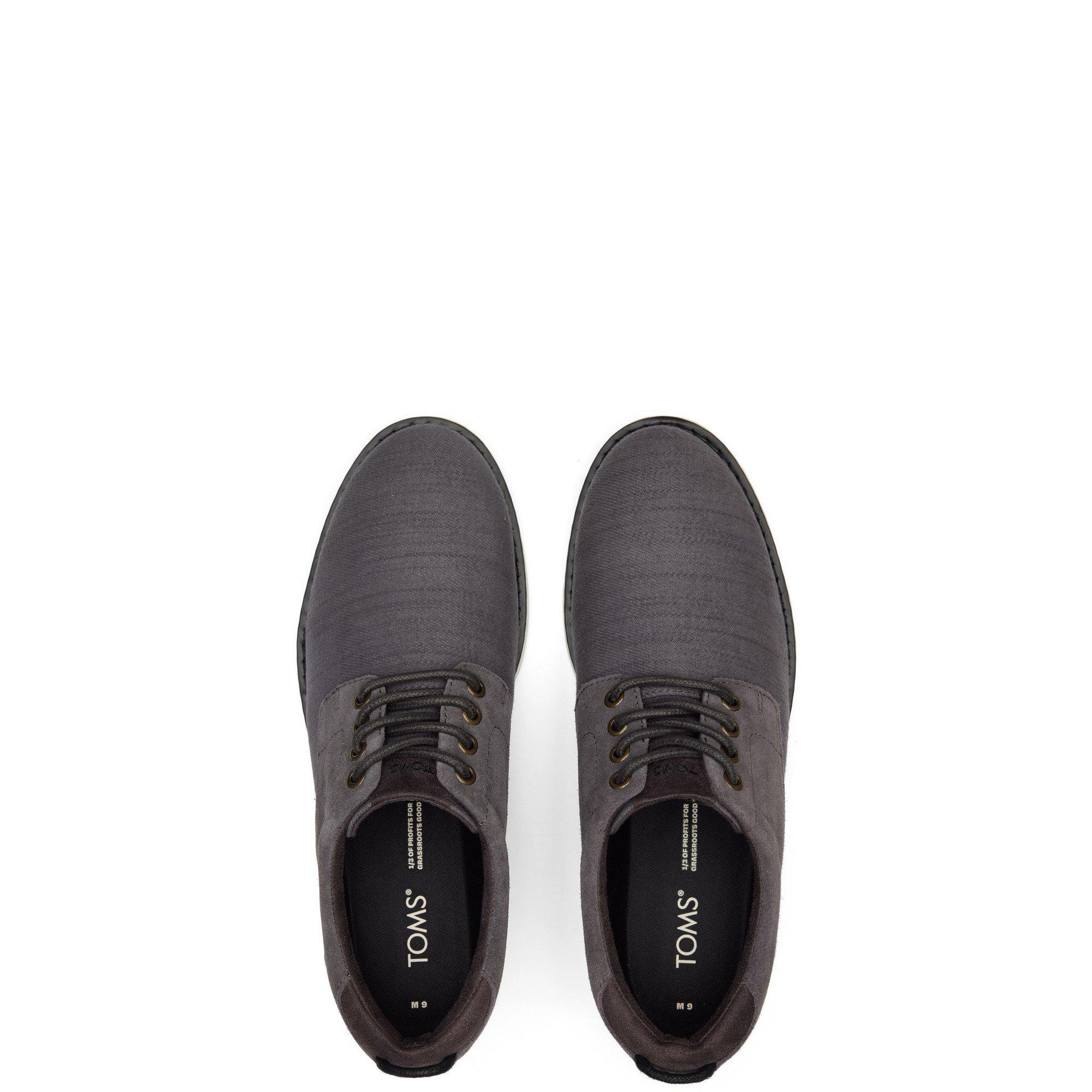 Grey - Toms - Men's Navi Oxford Casual Shoes - 4