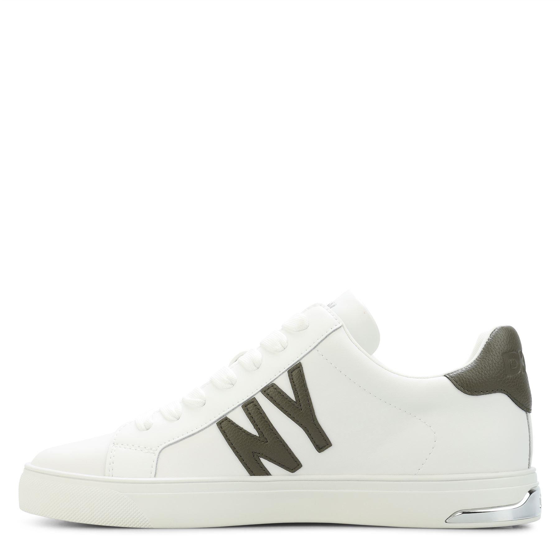 White - DKNY - Abeni Lace Up Trainers - 2