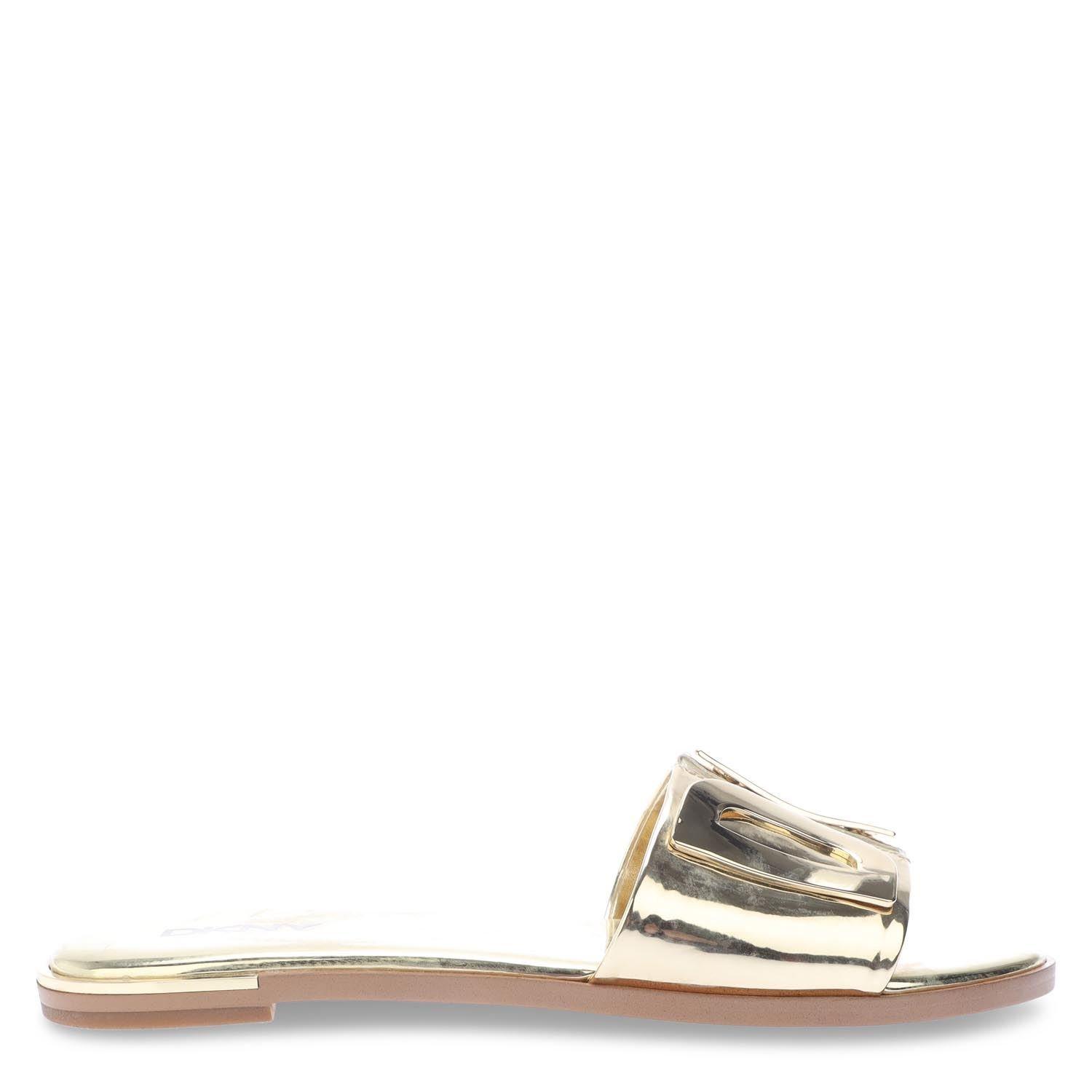 Gold - DKNY - Waltz Flat Sandals - 2