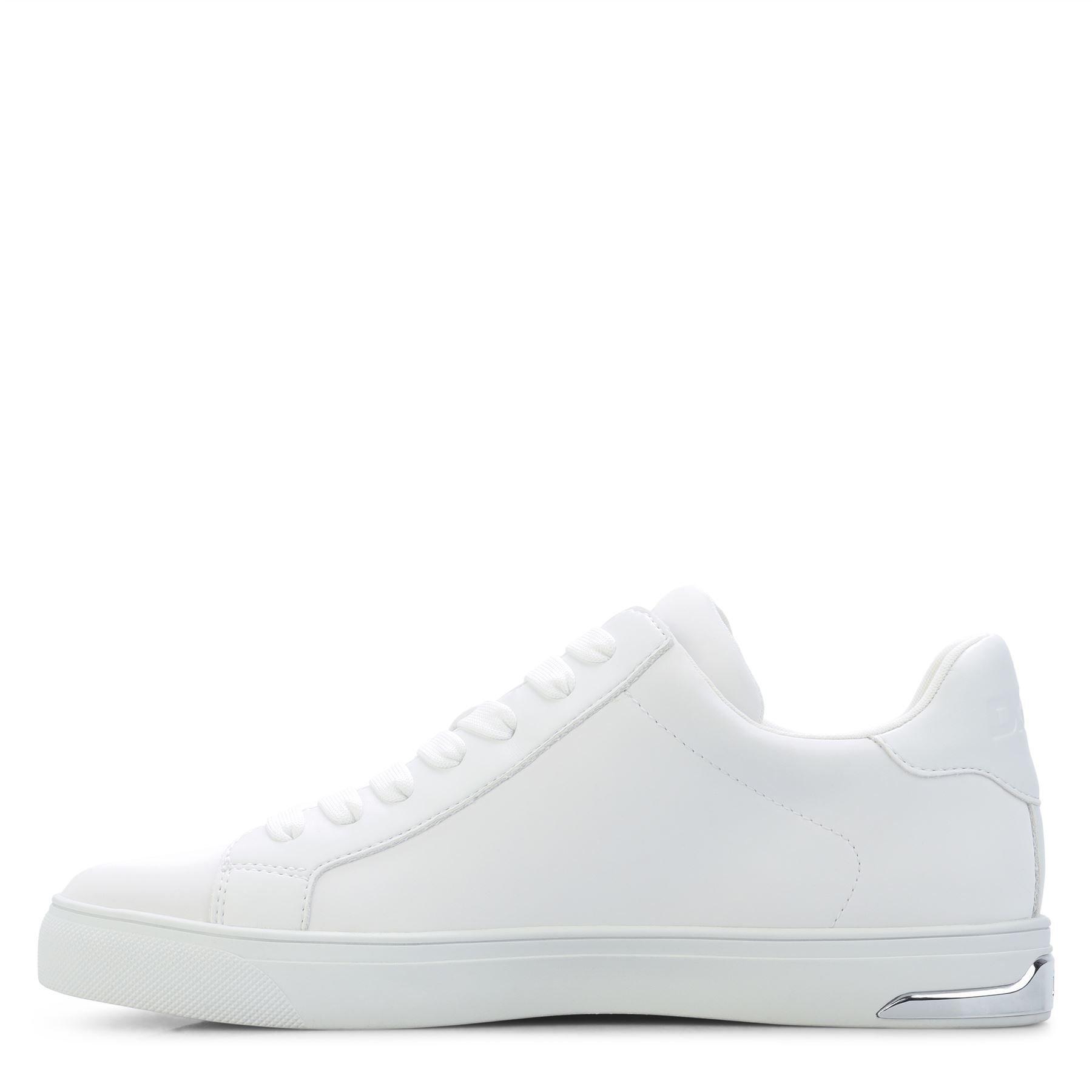 White - DKNY - Aelix Lace Up Trainers - 2