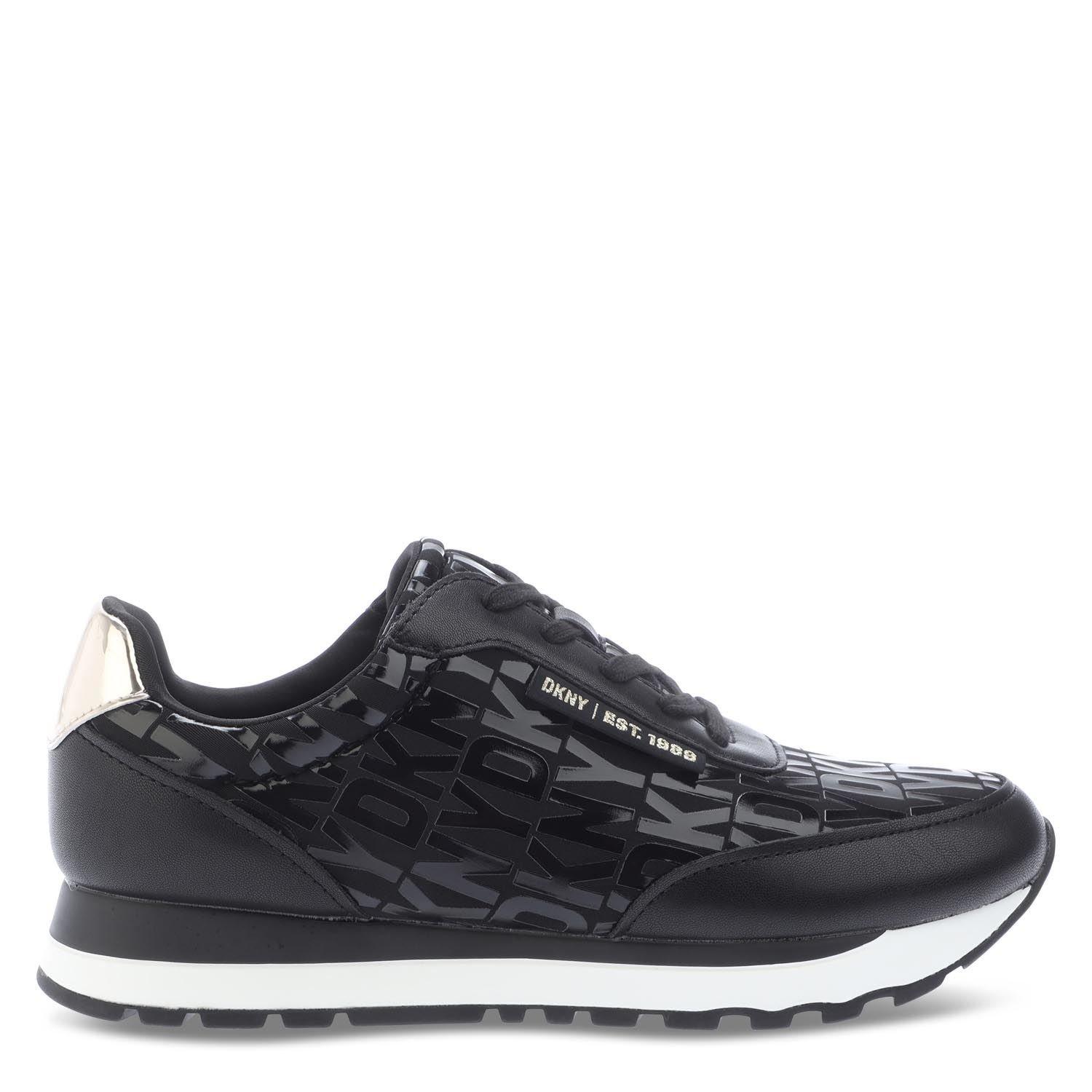 Black - DKNY - Jahari Lace Up Trainers - 1