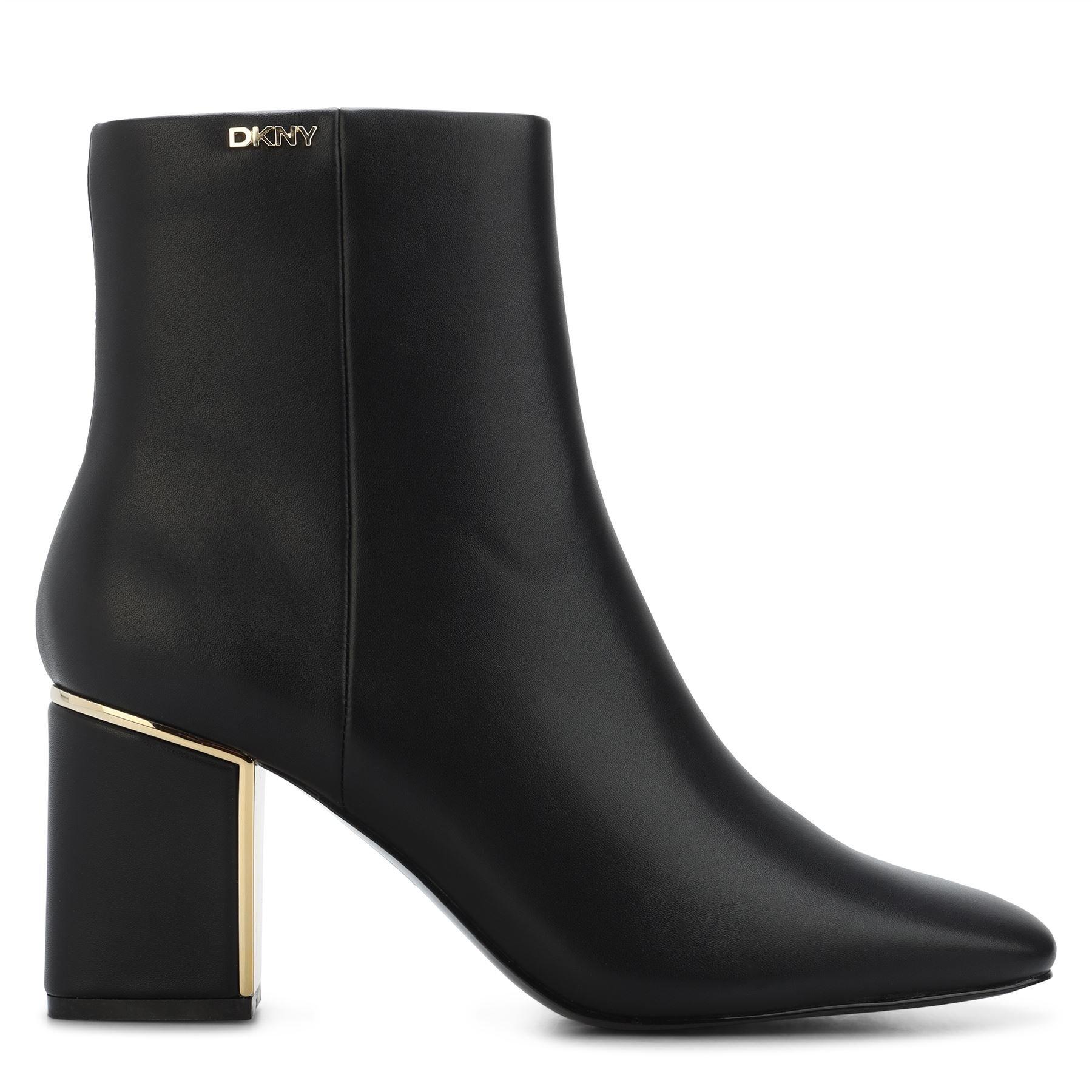 Black - DKNY - Cianna Heeled Boots - 1