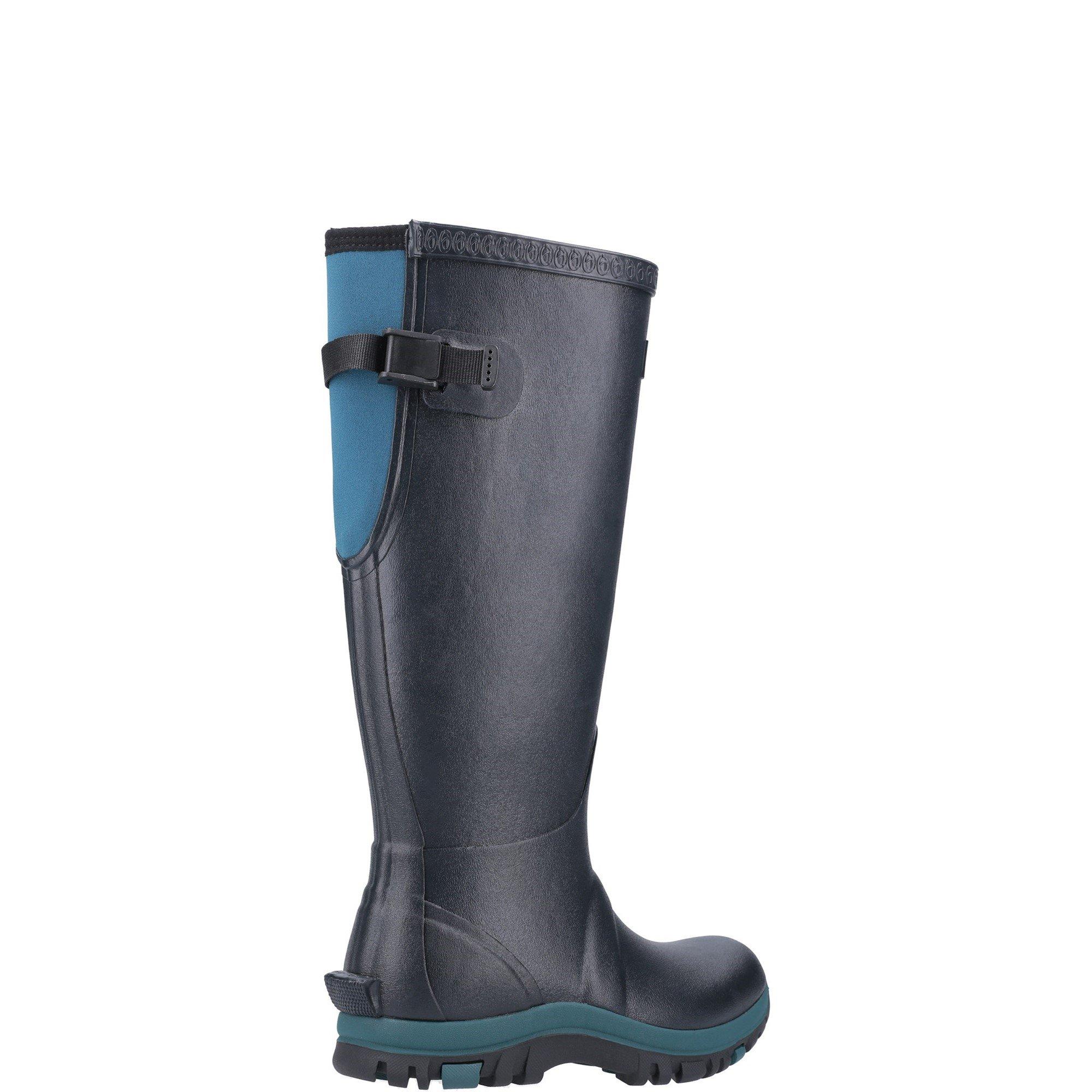 Navy - Cotswold - Realm Adjustable Wellington Boot - 3