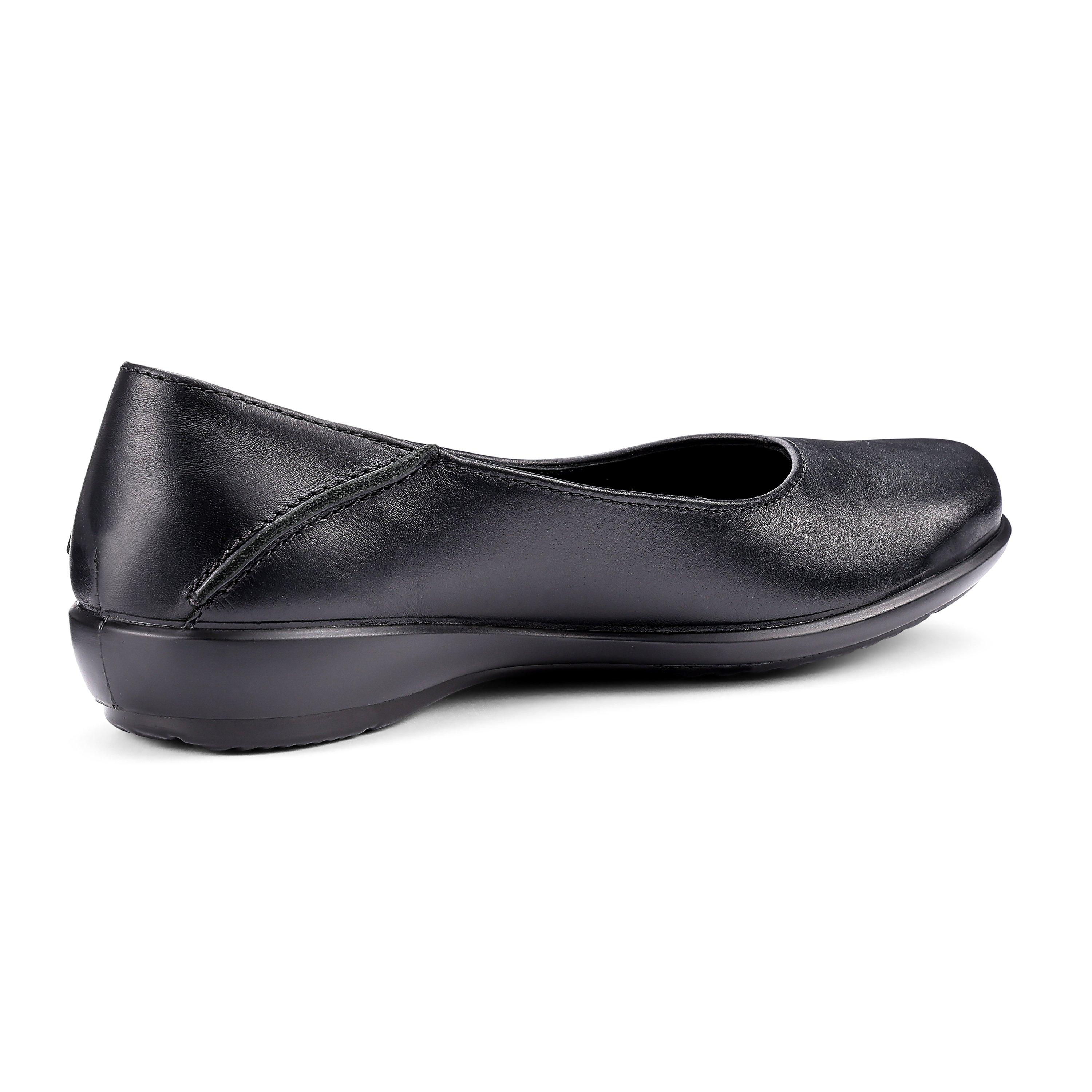 Black - Hotter - Birdie Ballerina Pumps Wide Fit - 4